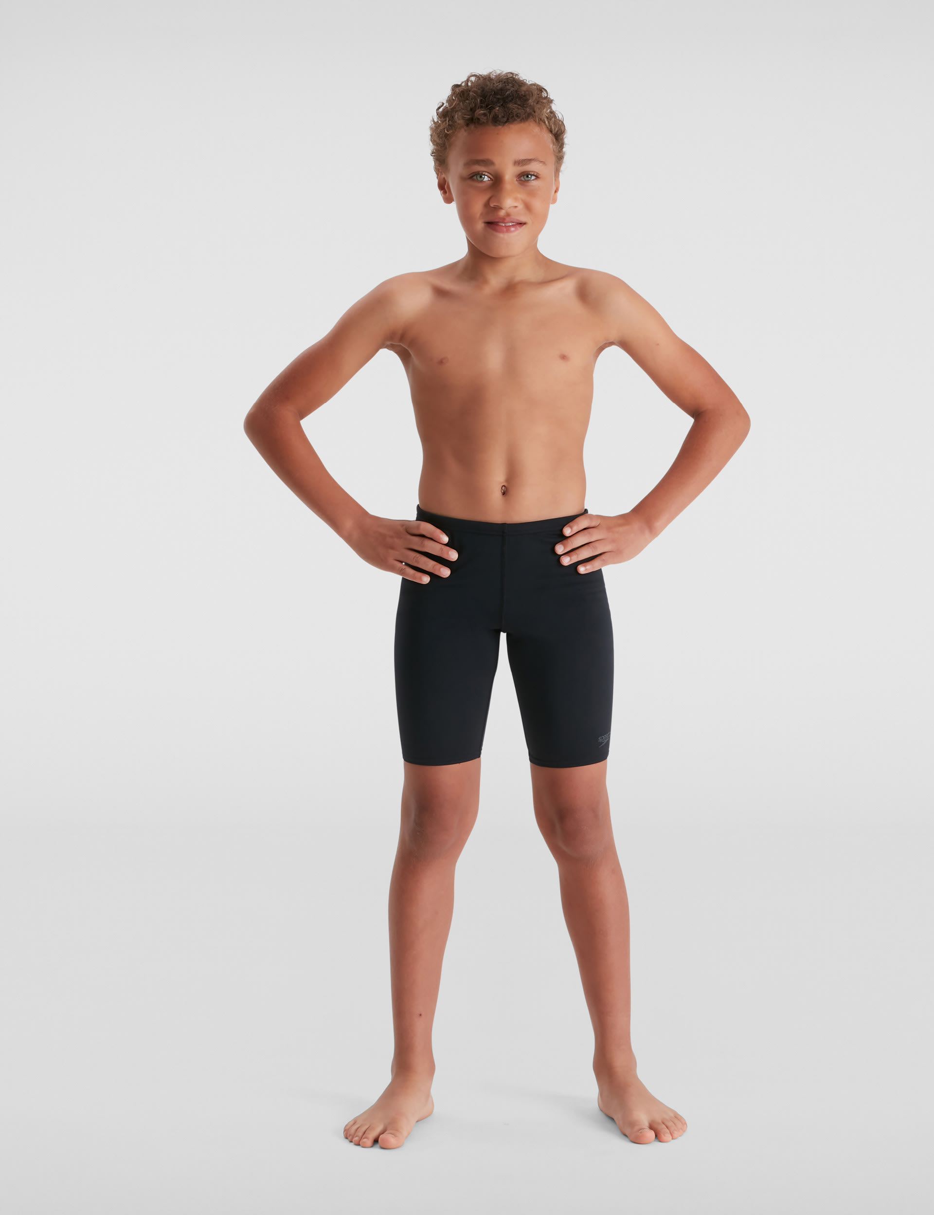 Speedo Boys Swim Shorts (4-16 Yrs) - 9-10 - Black, Black