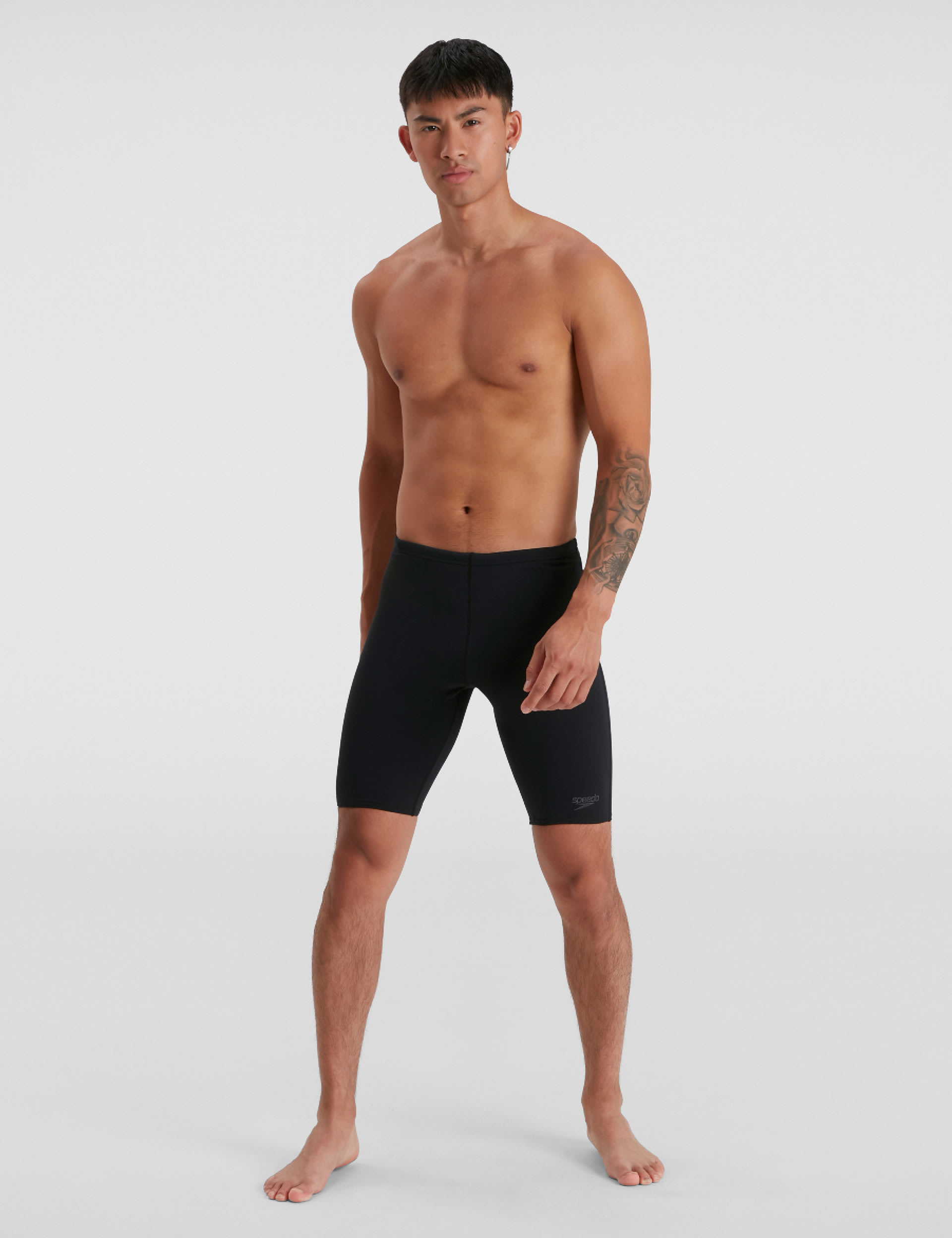 Speedo Men's Swim Shorts - 32 - Black, Black,Navy