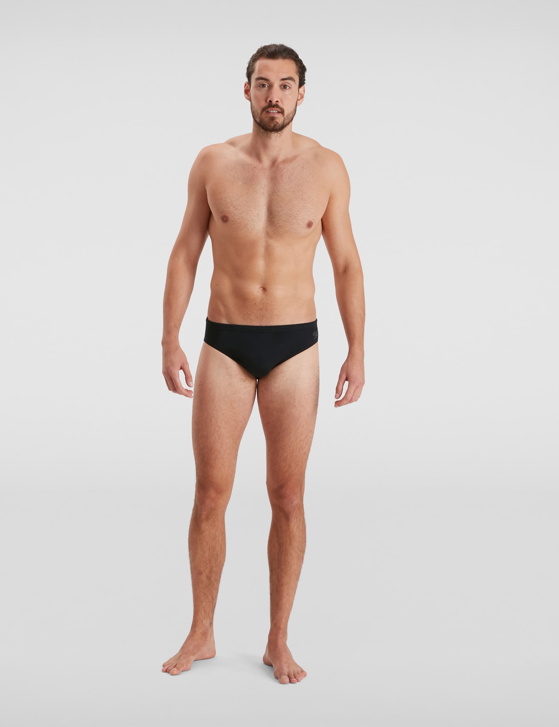 Speedo Men's Swim Briefs - 34 - Black, Black,Navy