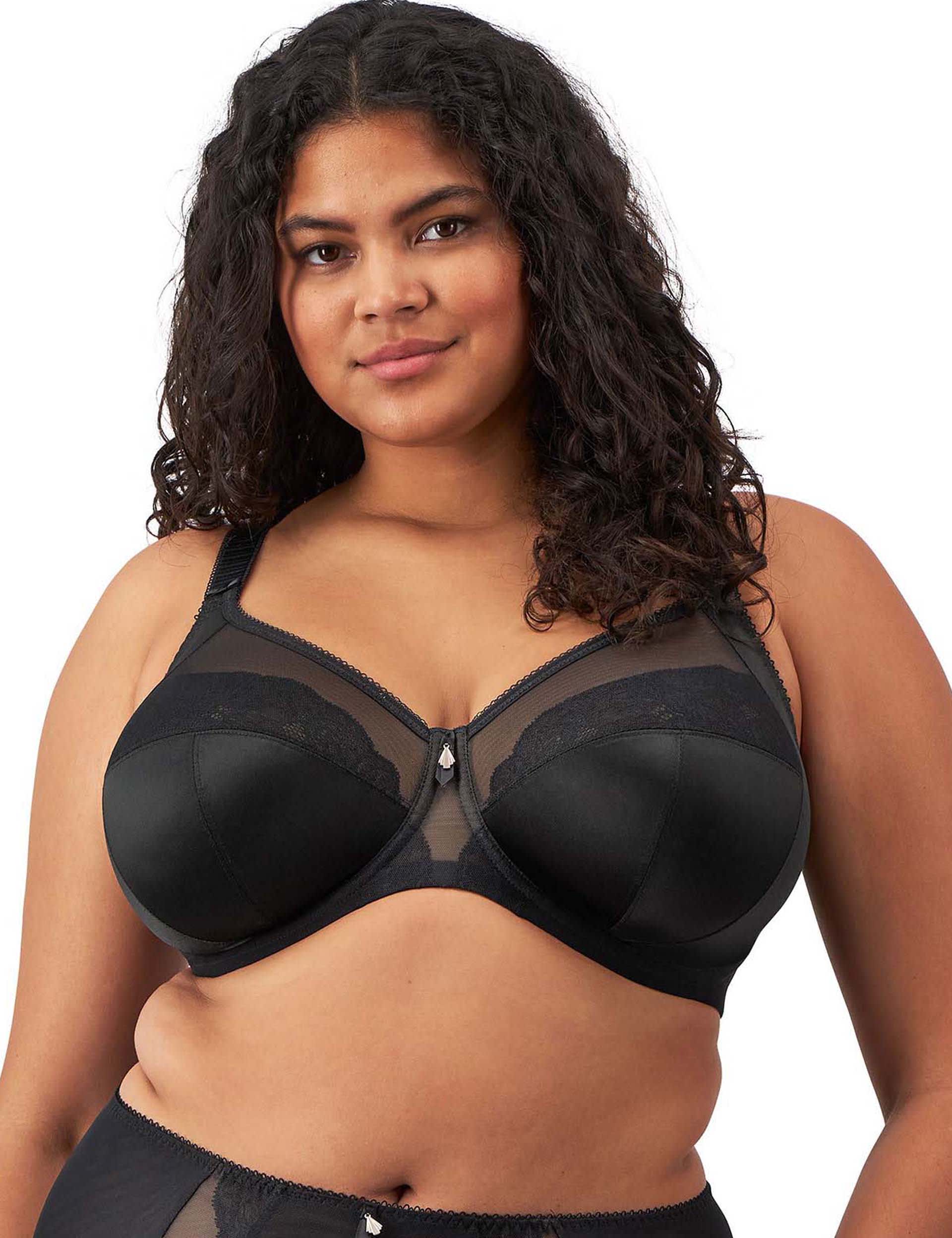 Elomi Women's Cate Allure Wired Full Cup Bra E-K - 46G - Navy, Black,Navy