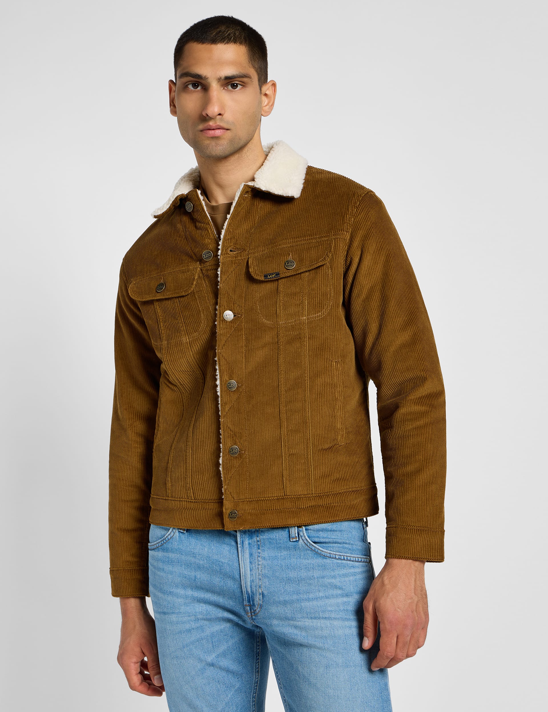 Lee Men's Corduroy Jacket - XXL - Brown, Brown