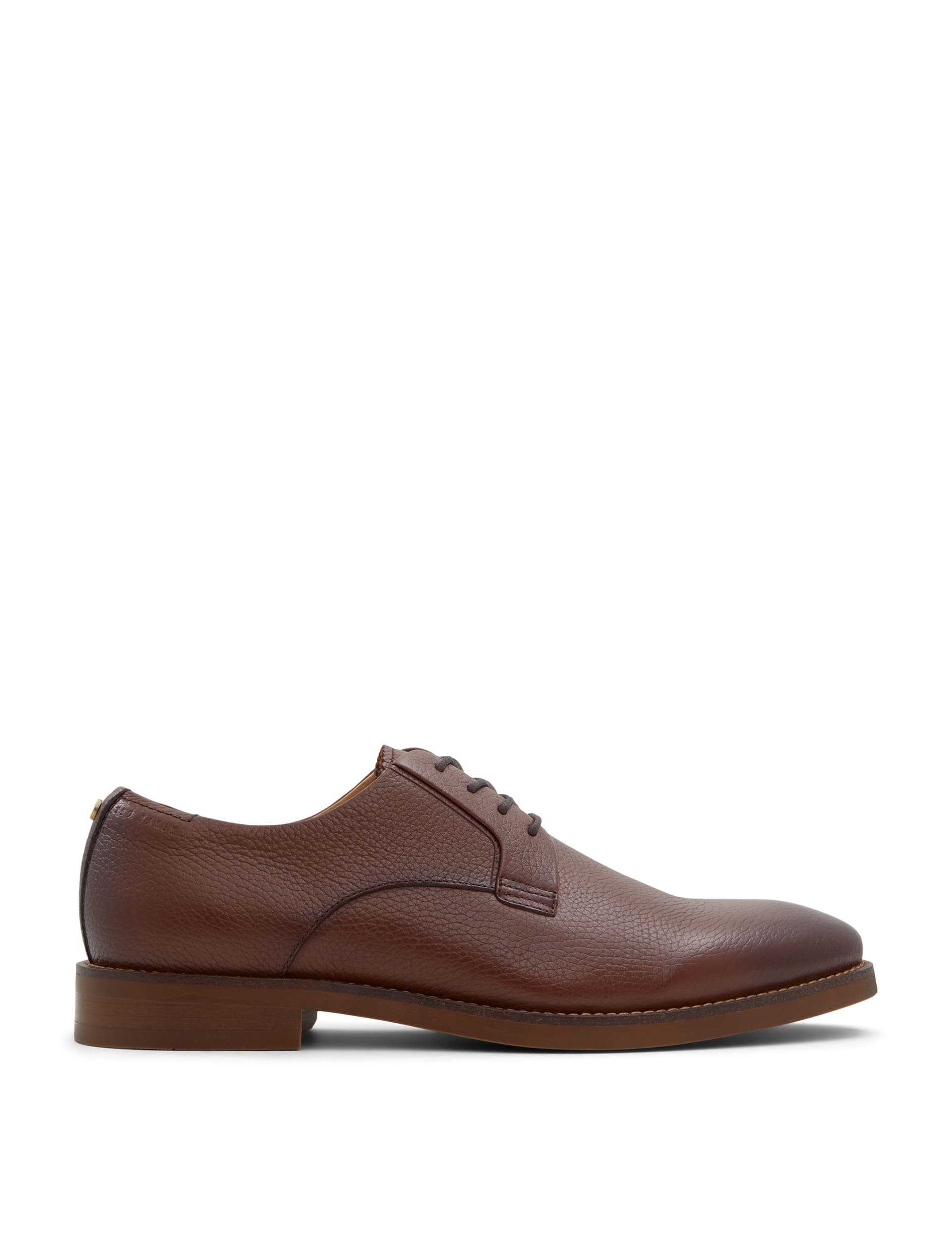 Ted Baker Men's Leather Derby Shoes - 8 - Brown, Brown