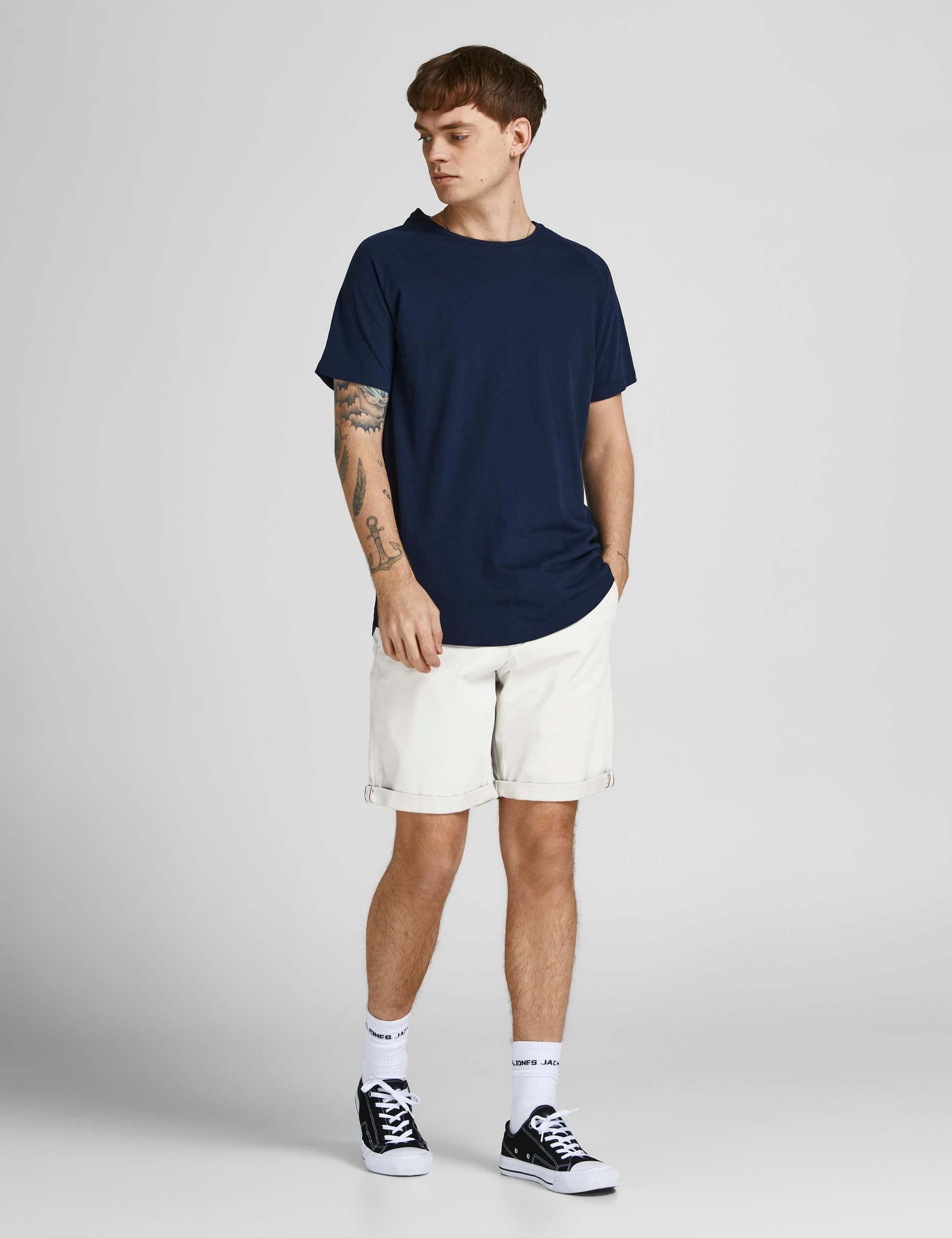 Jack & Jones Men's Regular Fit Chino Shorts - Sage, Navy,Beige,Sage,White