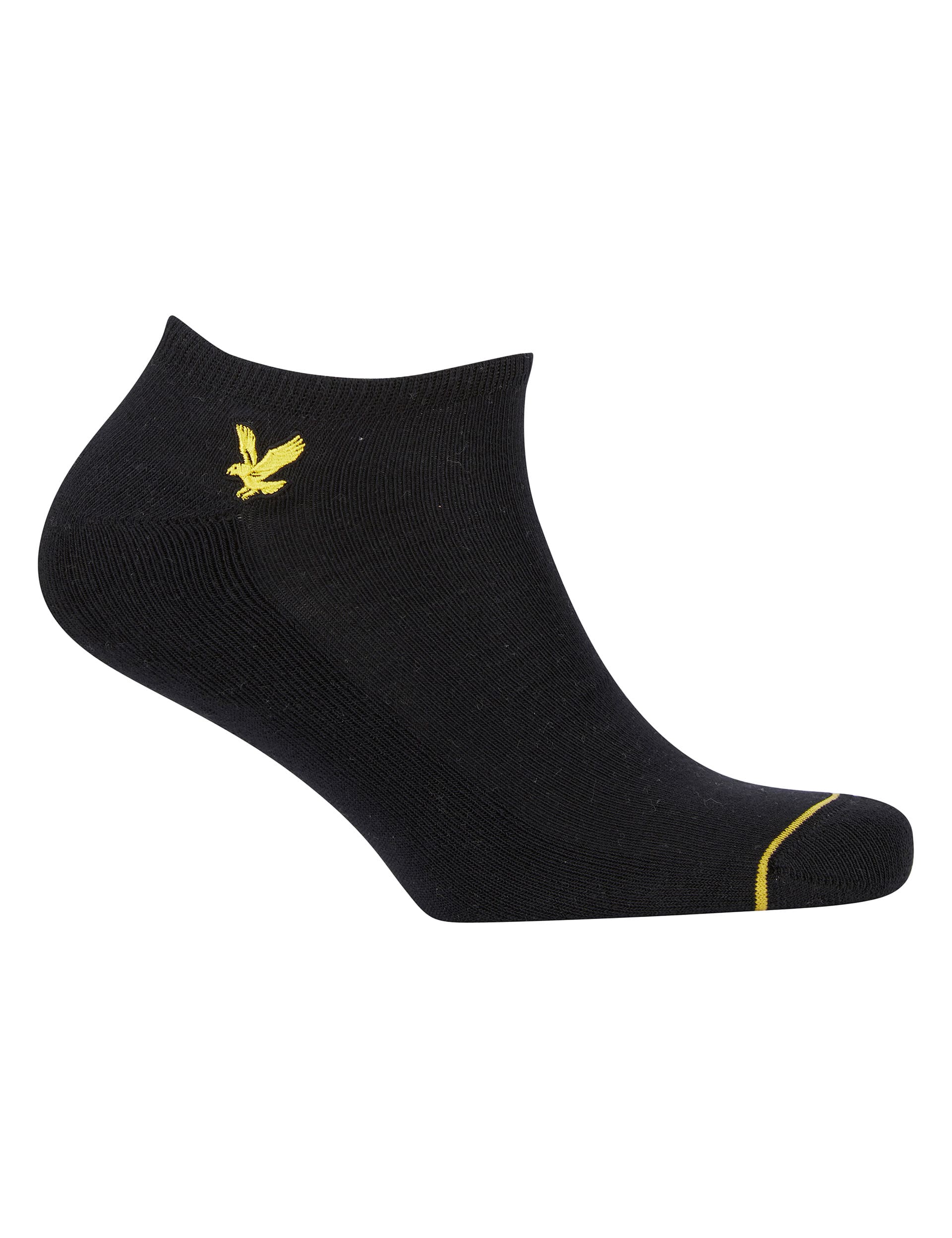 Lyle & Scott Men's 5pk Cotton Rich Trainer Socks - one size - Multi, Multi