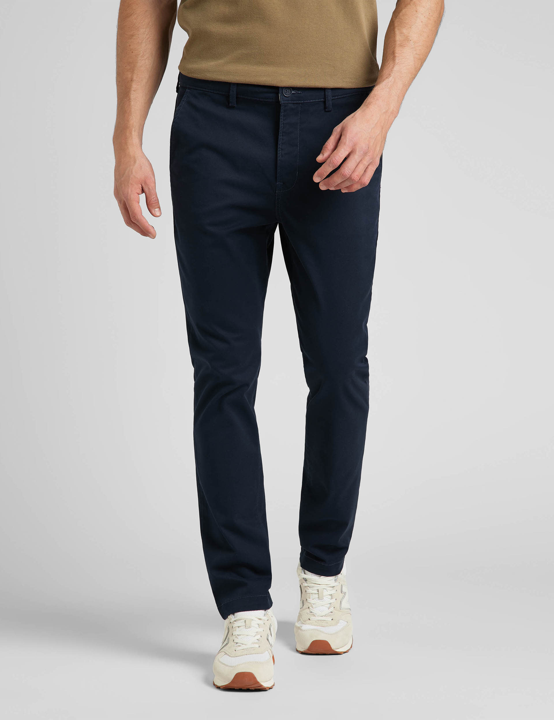 Lee Men's Slim Fit Chinos - 34/32 - Navy, Navy