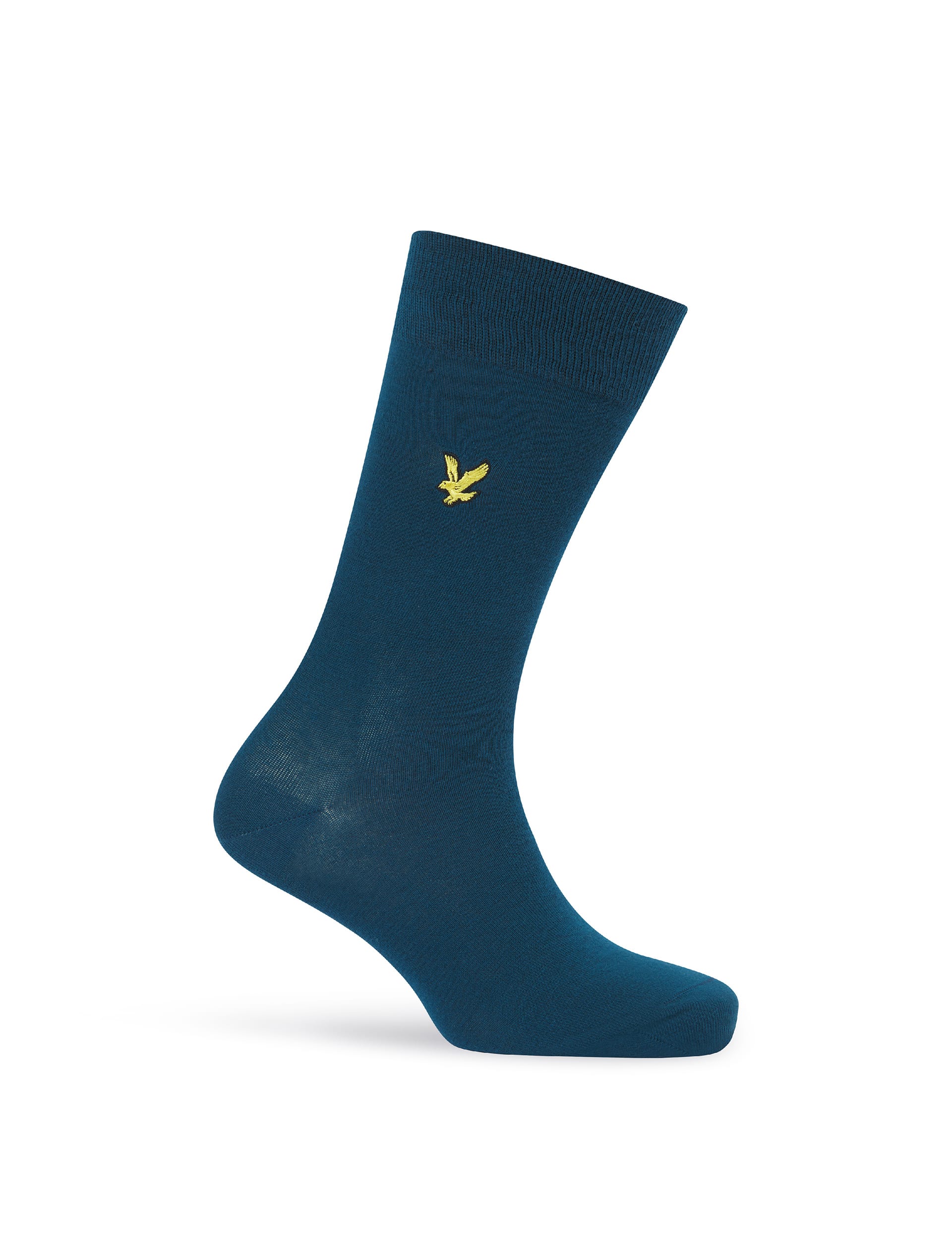 Lyle & Scott Men's 3pk Assorted Cotton Rich Socks - Blue Mix, Blue Mix