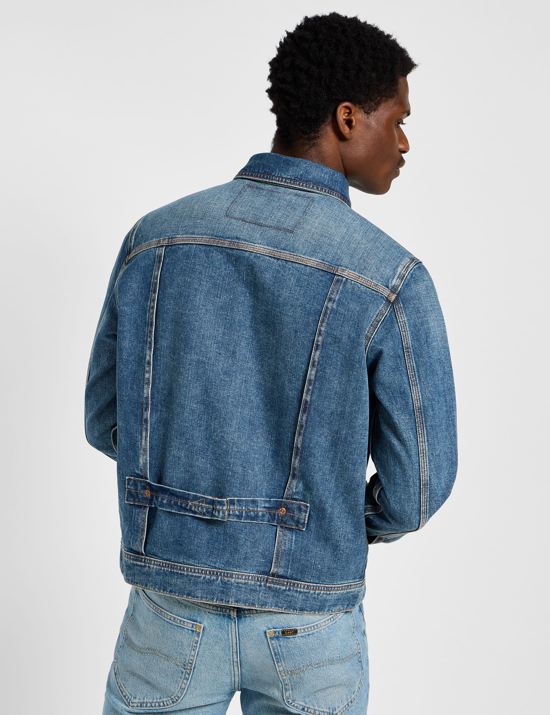 Lee Men's Denim Jacket - Blue, Blue