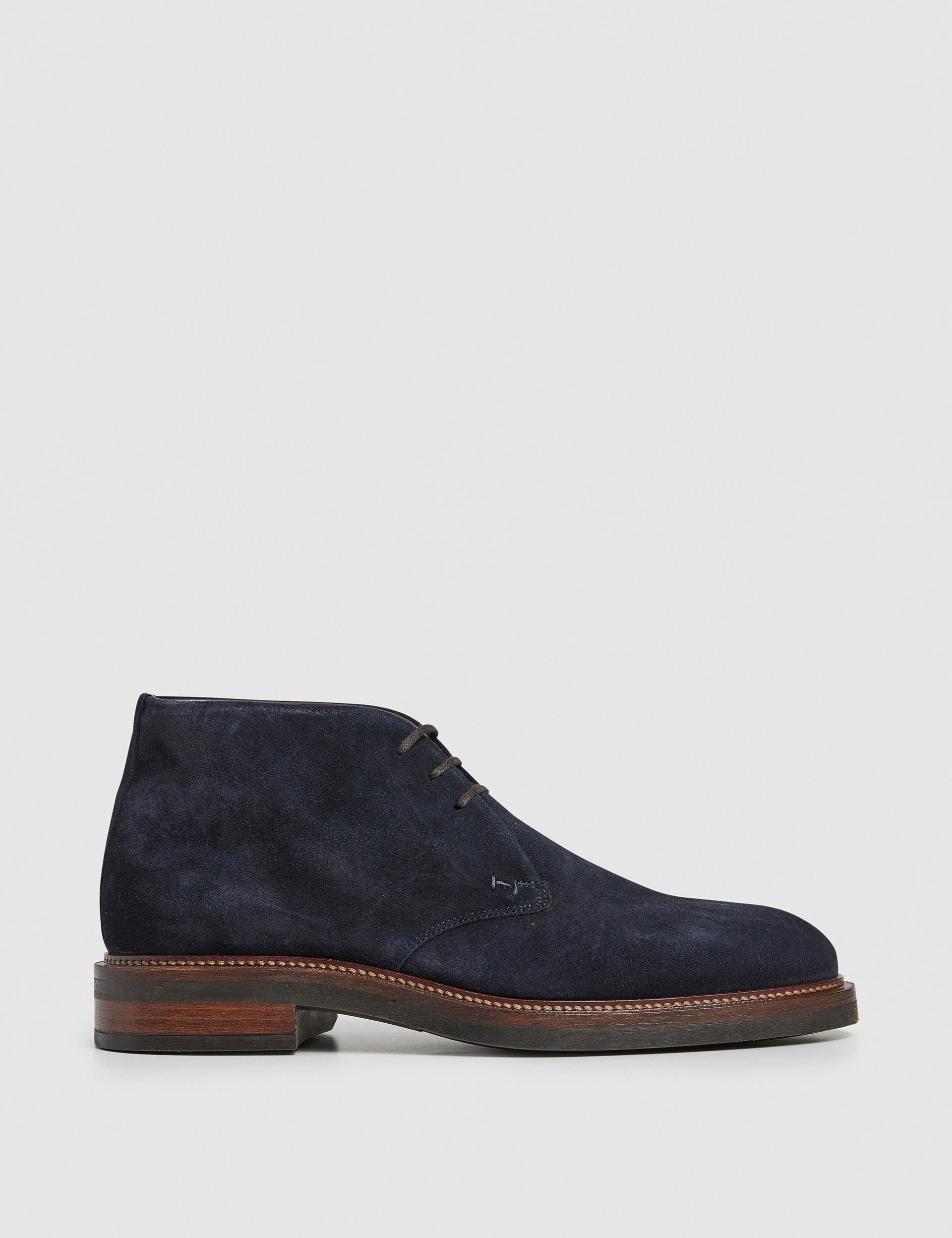 Hackett Men's Suede Chukka Boots - 9 - Blue, Blue