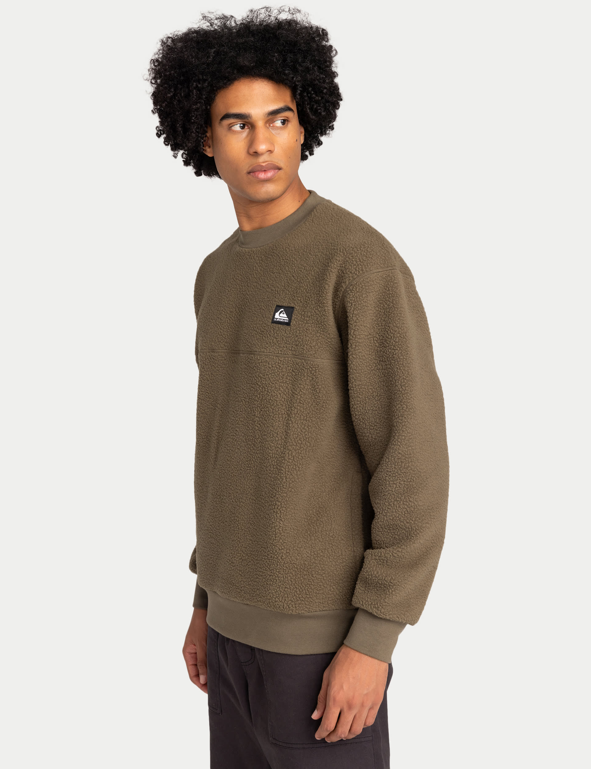 Quiksilver Men's Clean Coast Jumper - Khaki, Khaki