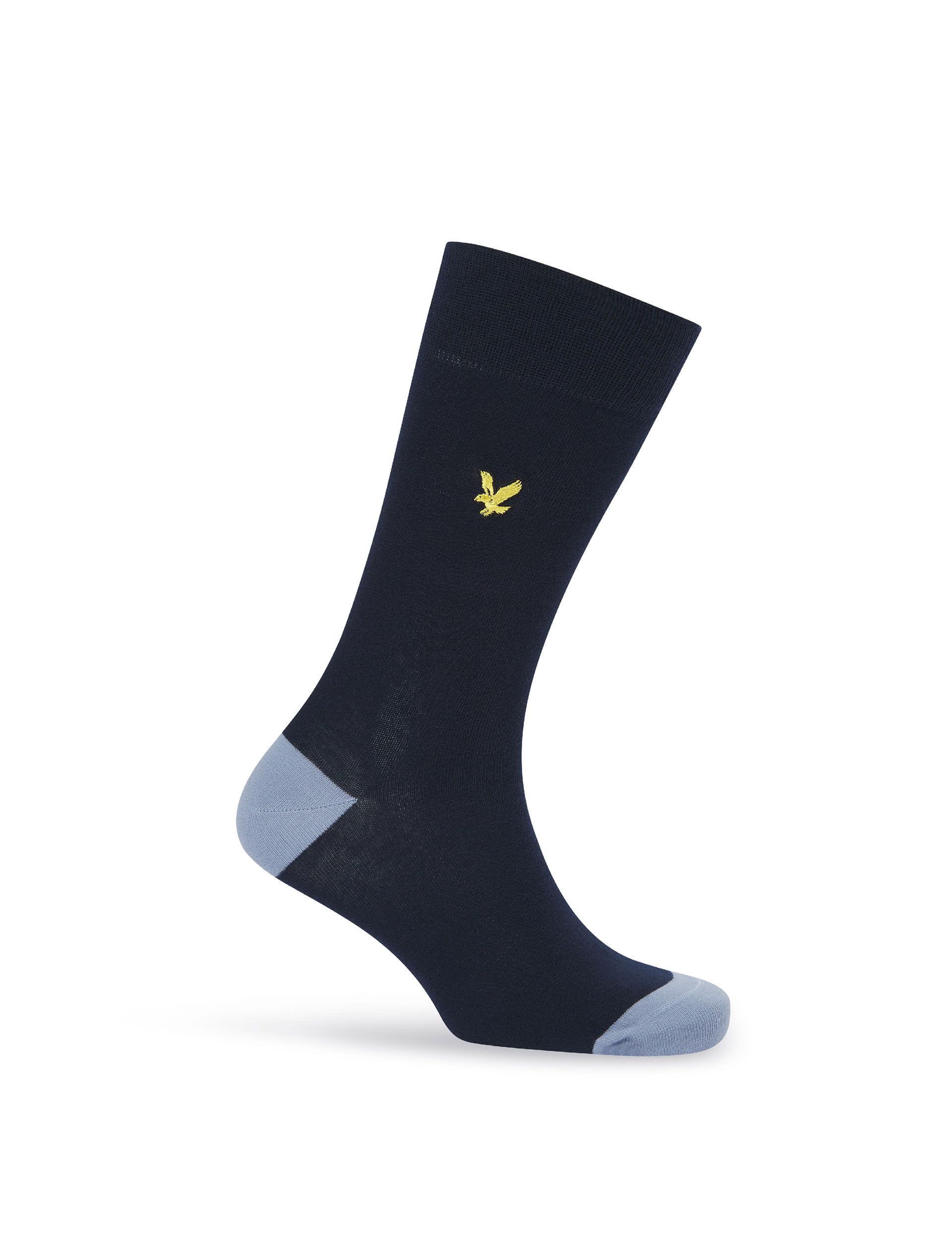 Lyle & Scott Men's 5pk Assorted Cotton Rich Socks - Navy Mix, Navy Mix