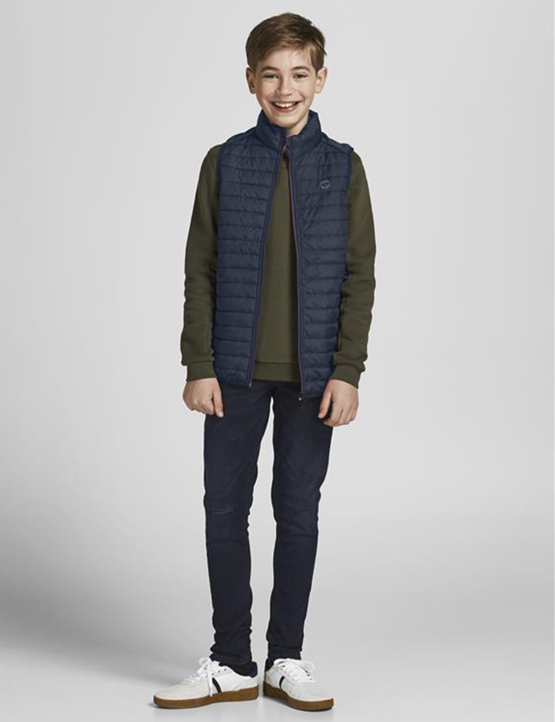 Jack & Jones Junior Boys Quilted Gilet (8-16 Yrs) - 16y - Navy, Navy