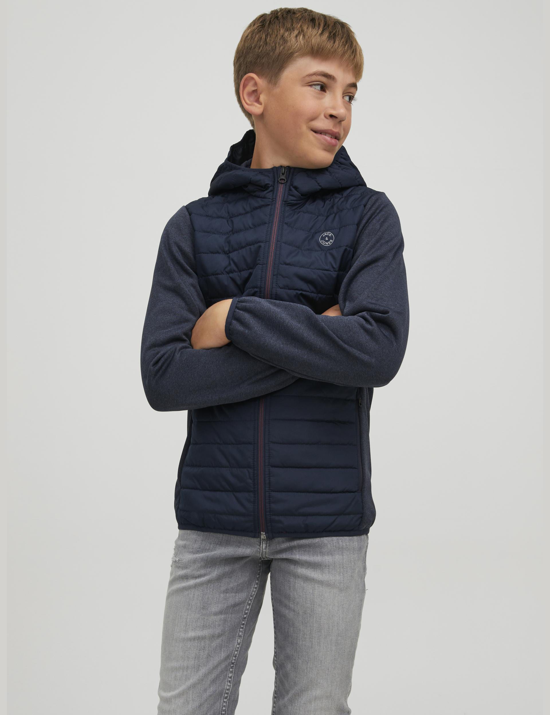 Jack & Jones Junior Boys Quilted Jacket (8-16 Yrs) - 12y - Navy, Black,Navy