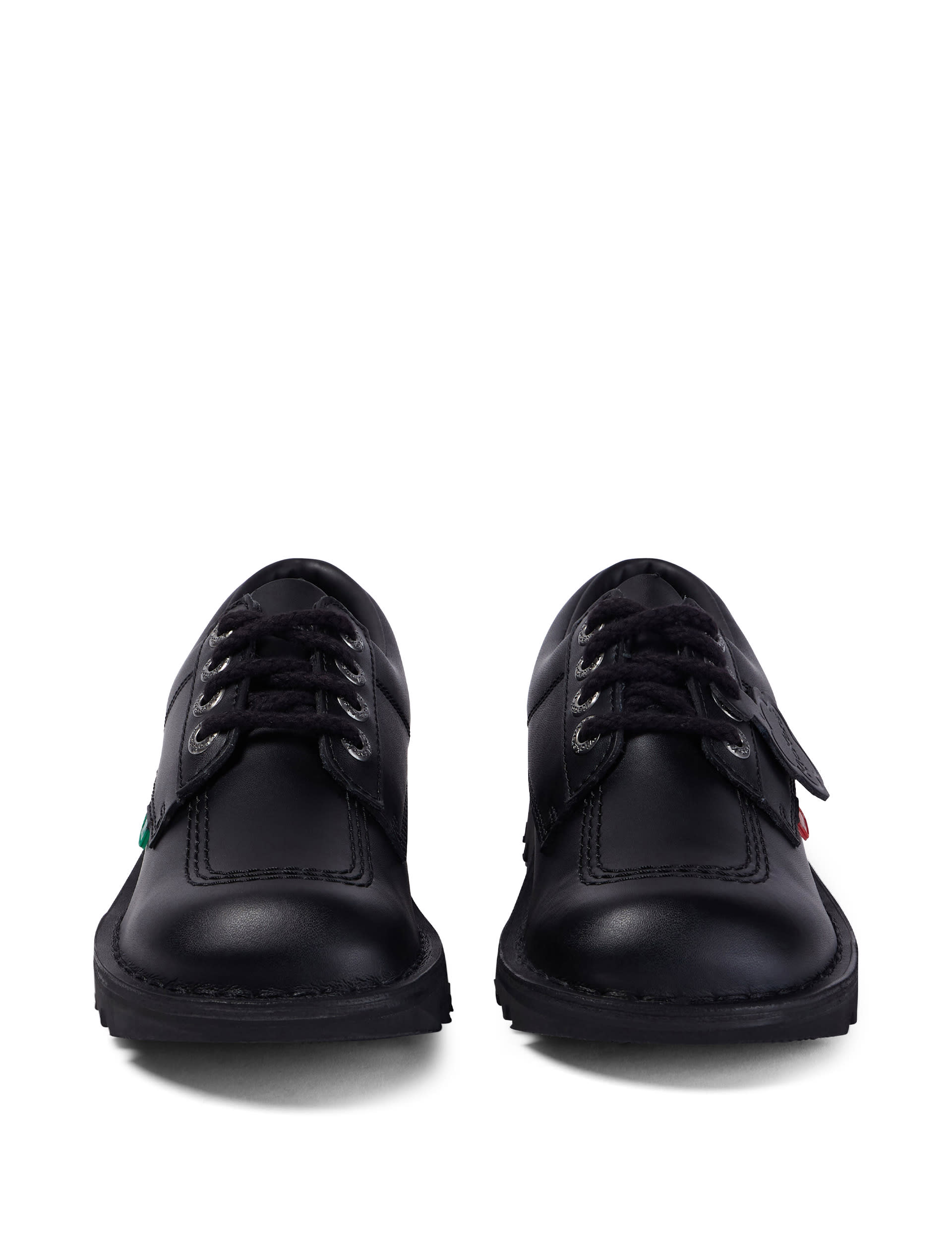 Kickers Men's Leather Shoes - 11 - Black, Black