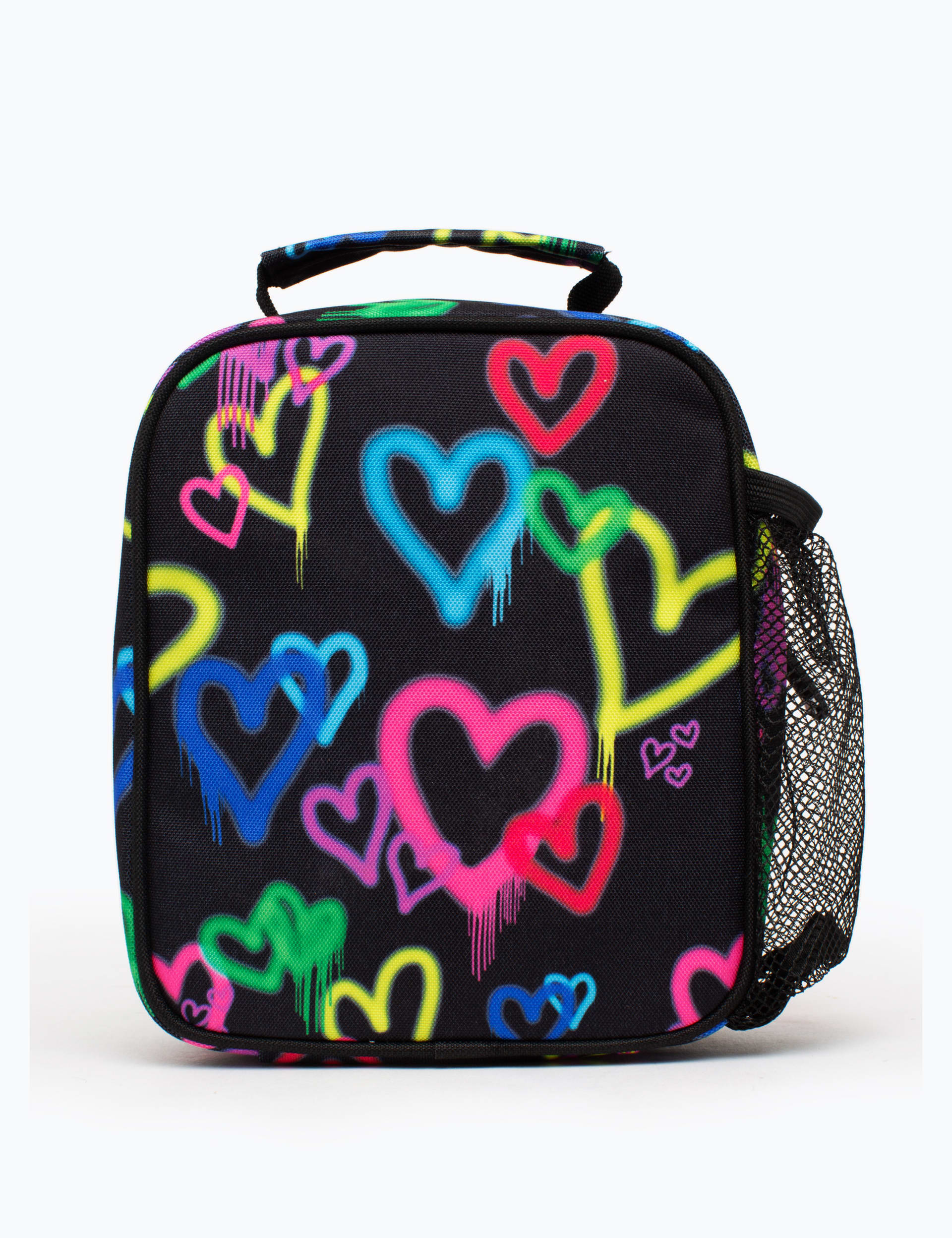 Hype Kids Graffiti Heart Lunch Box - Black, Black