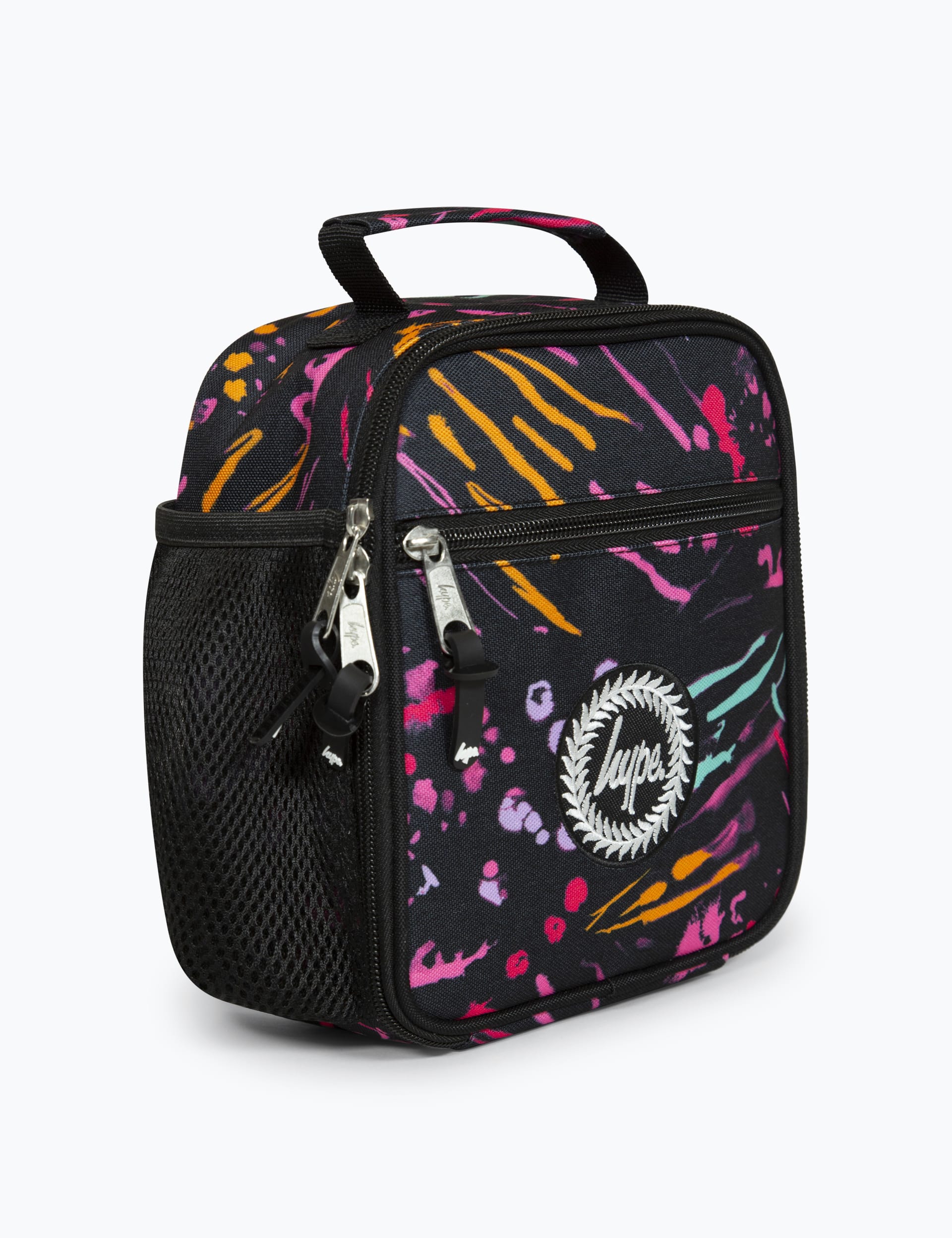 Hype Kids Scratch Print Lunch Box - Black, Black