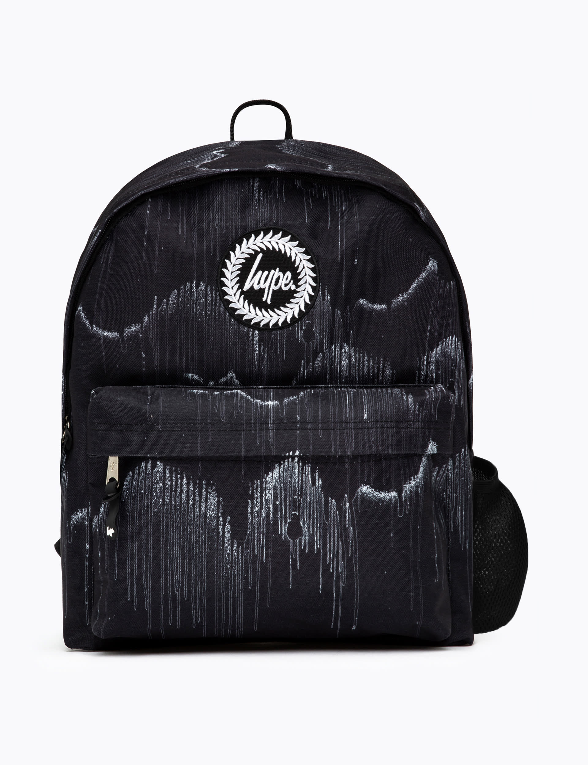 Hype Kids Printed Backpack - Black Mix, Black Mix