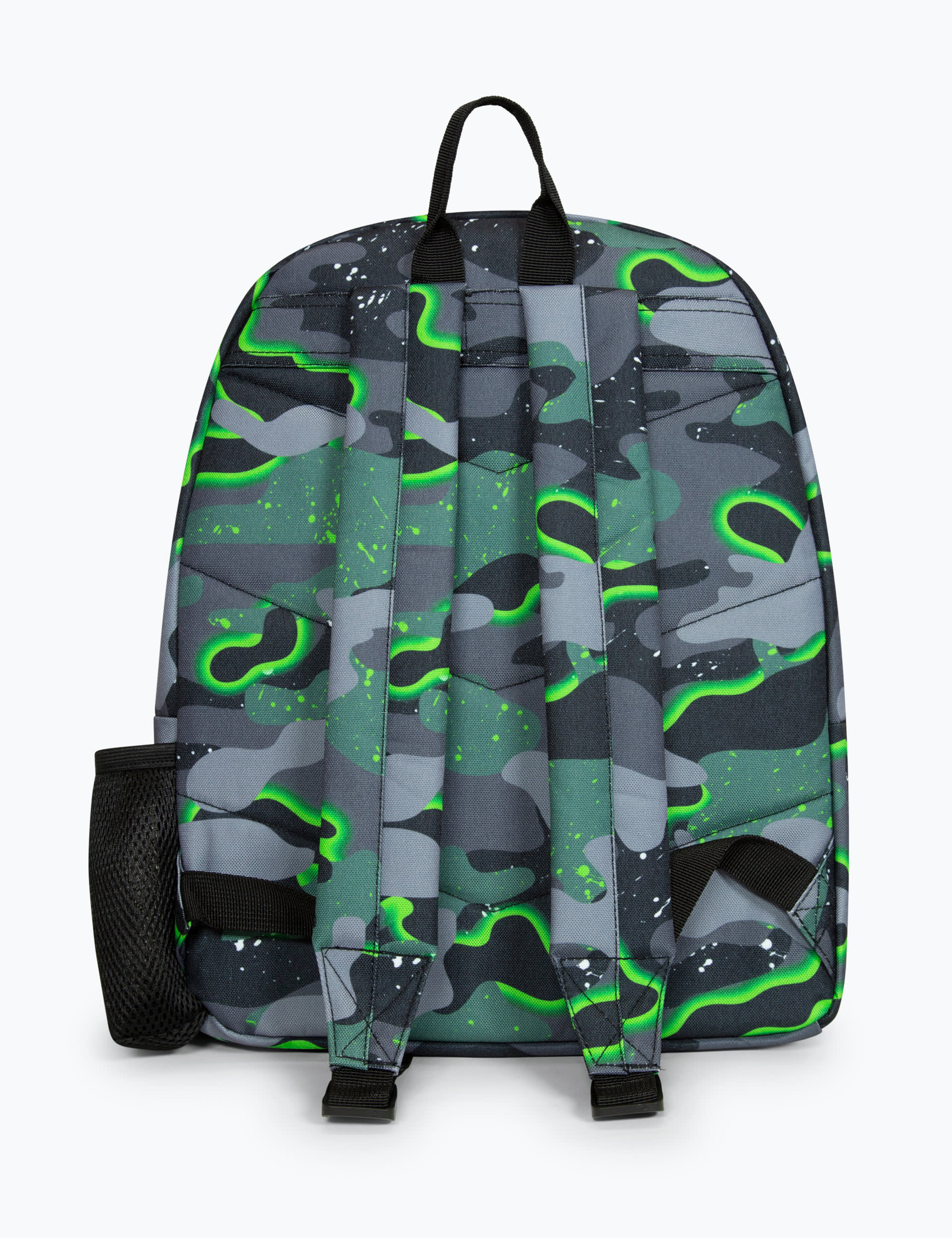 Hype Kids Camouflage Backpack - Green, Green