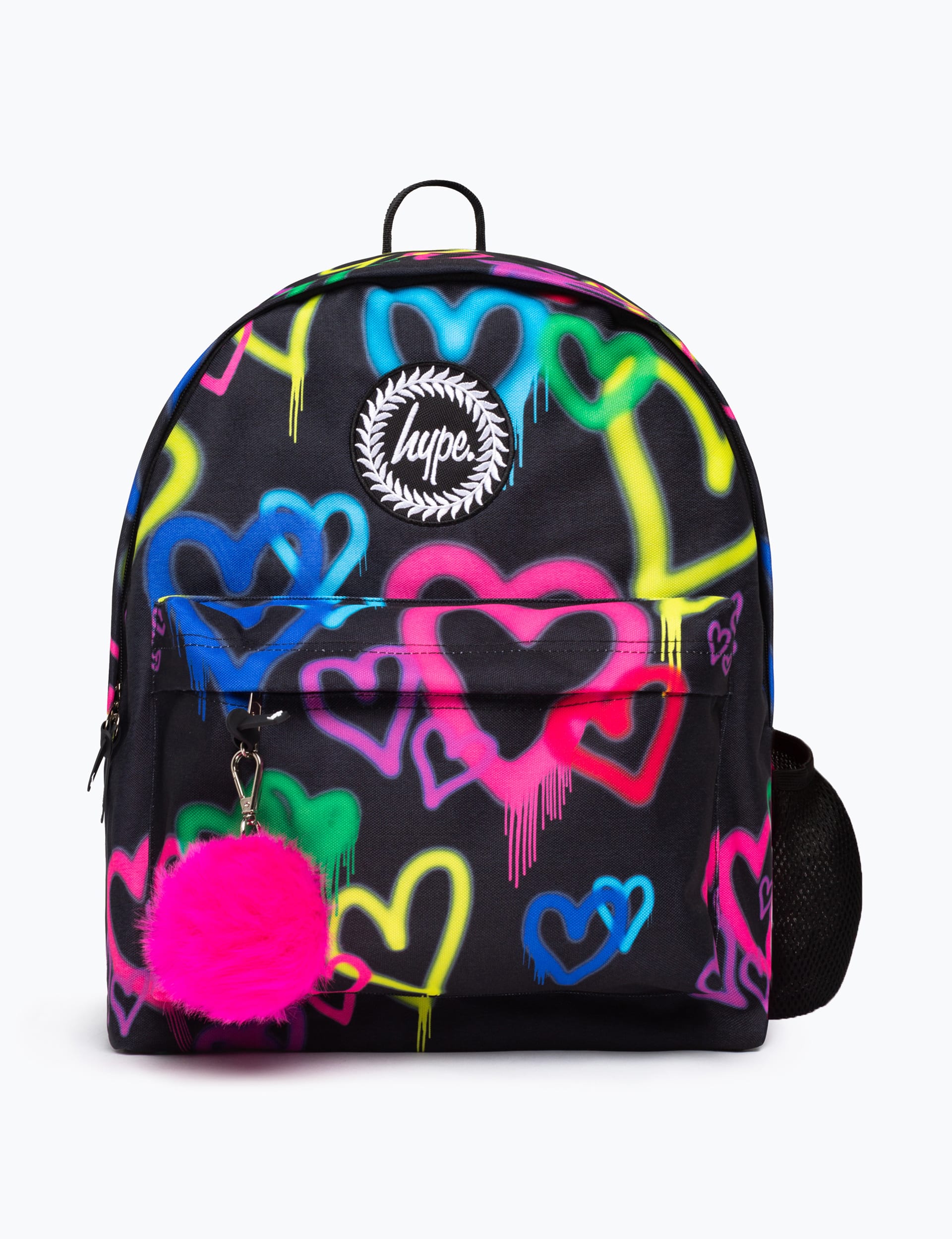 Hype Kids Heart Backpack - Black, Black