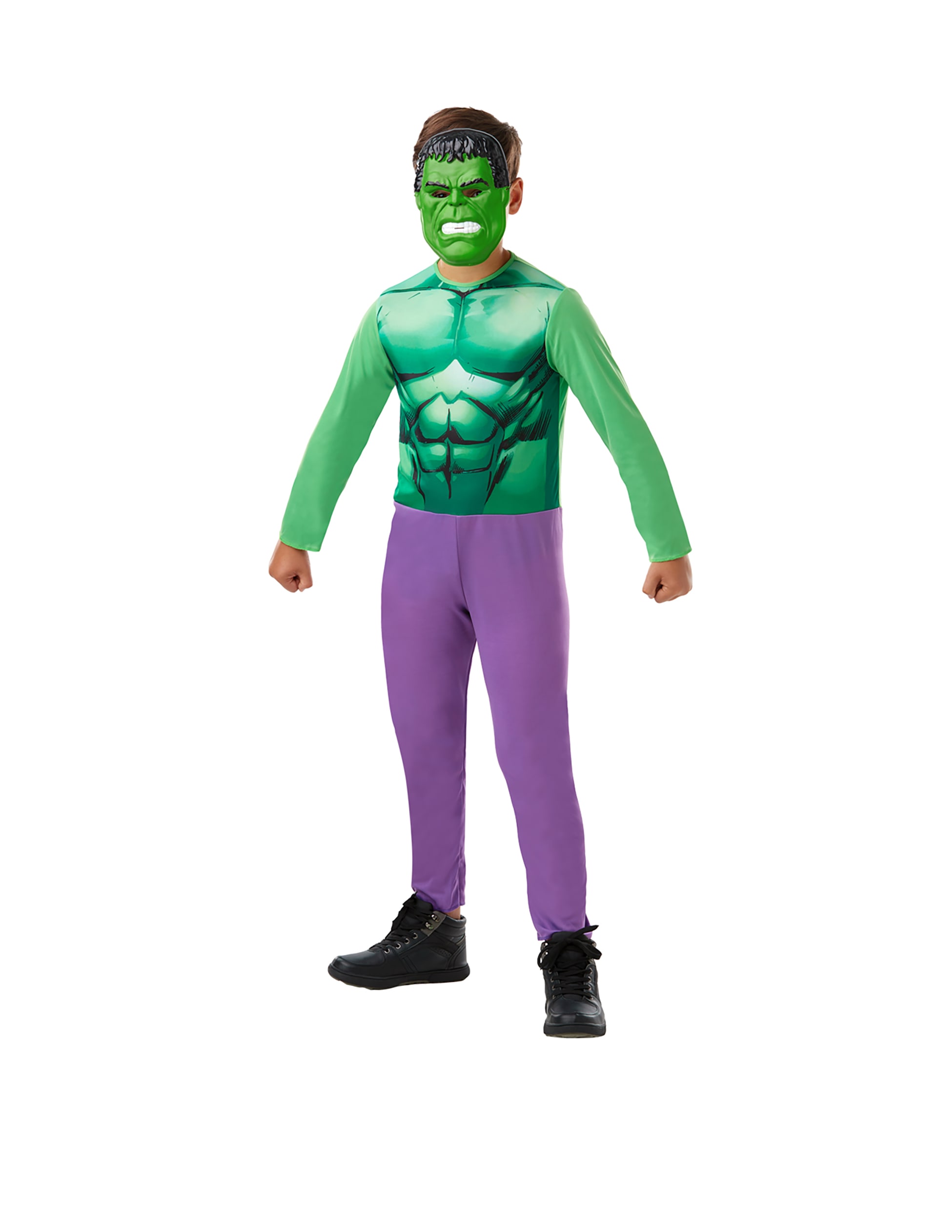 Marvel Avengers Hulk Fancy Dress Costume Box Set (4-6 Yrs)