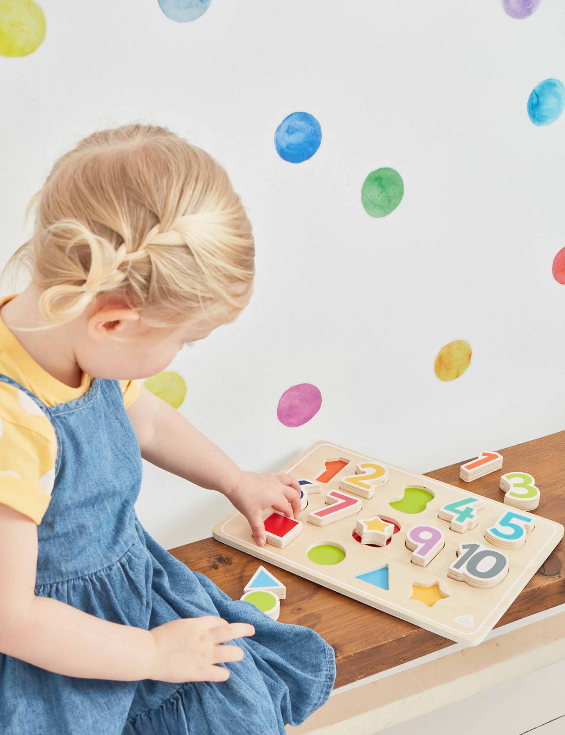 Early Learning Centre Wooden Puzzle Numbers (18 Mths - 5 Yrs)