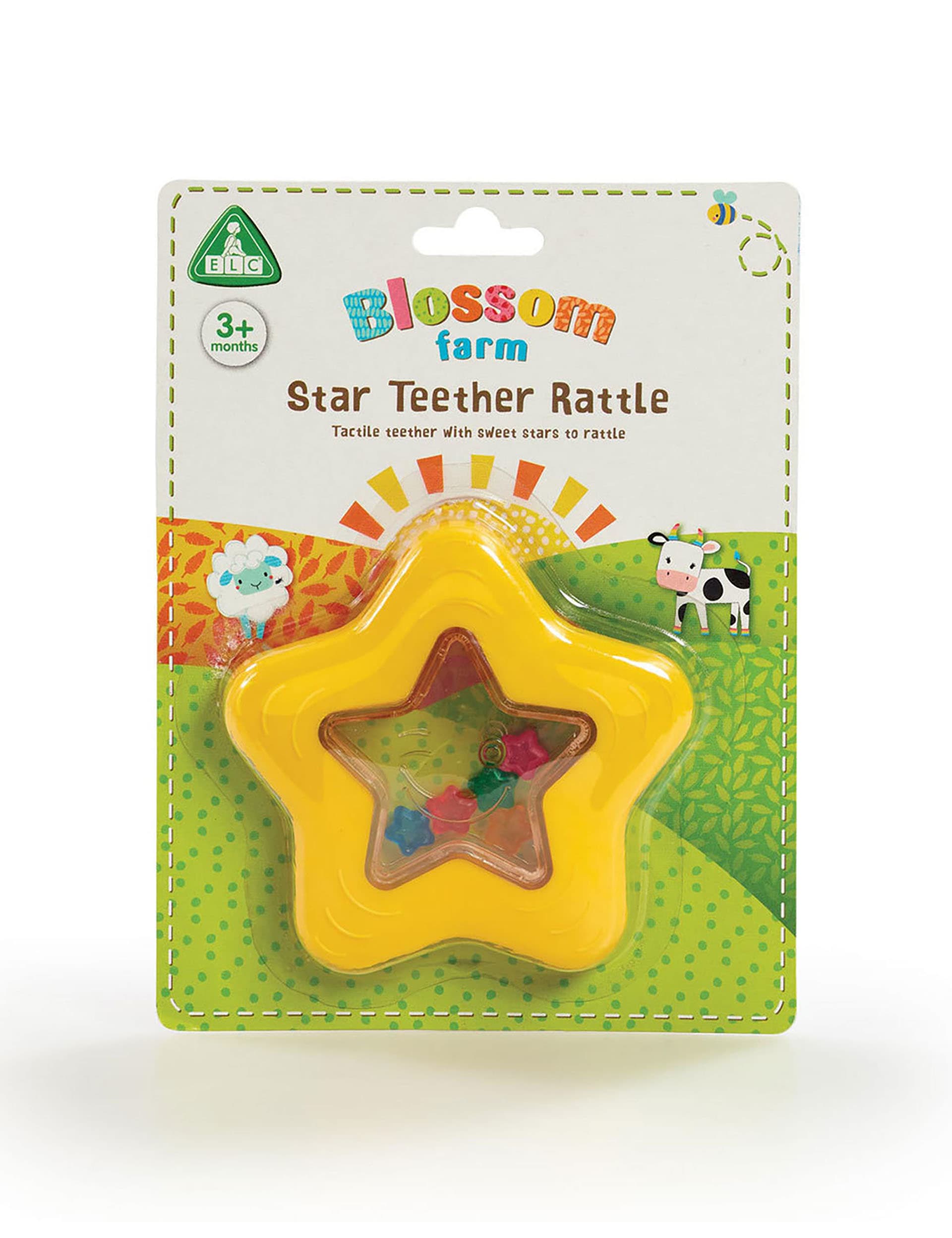 Early Learning Centre Blossom Farm Star Teether Rattle (3-12 Mths)