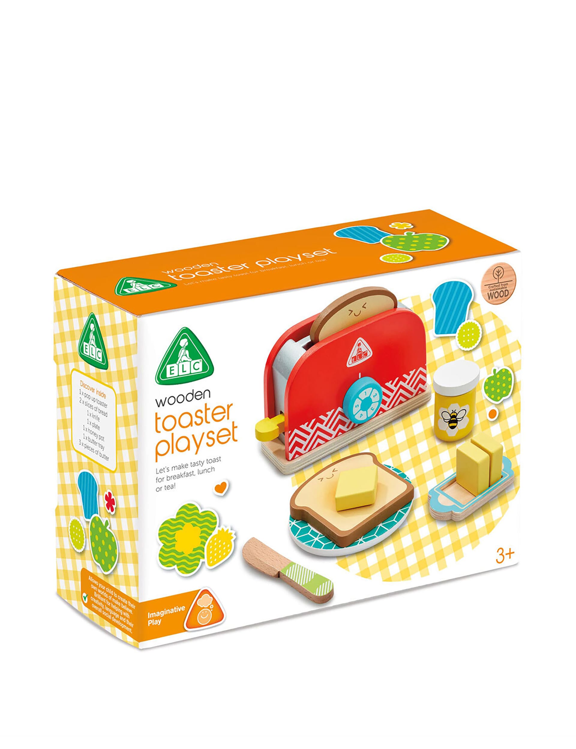 Early Learning Centre Wooden Toaster Playset (3+ Yrs)