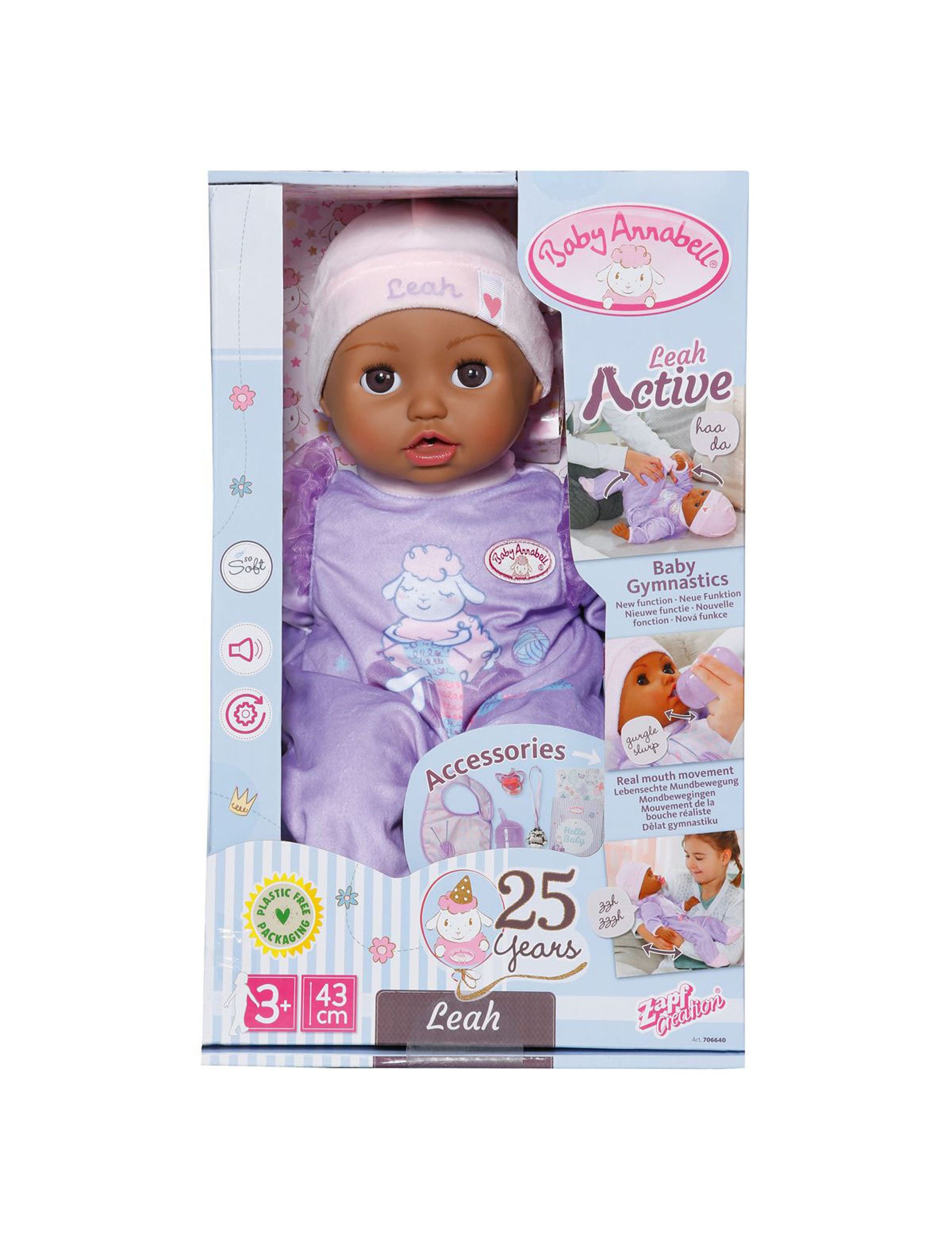 Baby Annabell Leah Active Doll (3+ Yrs)