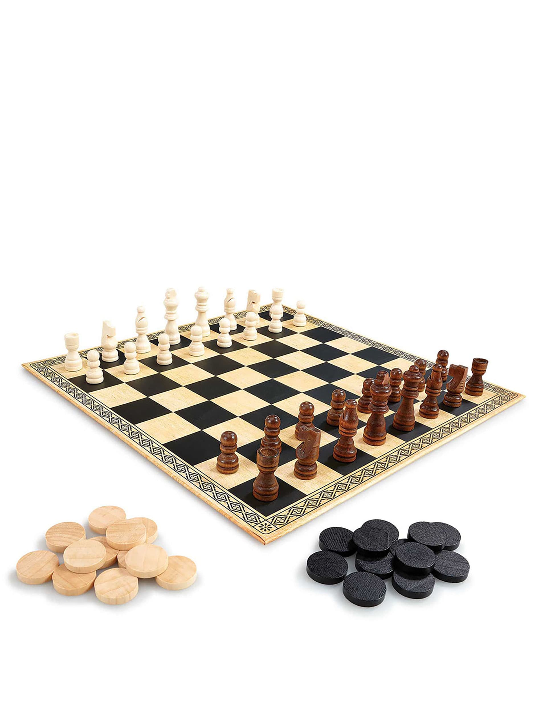 Addo Games Chess and Draughts Game (6+ Yrs)