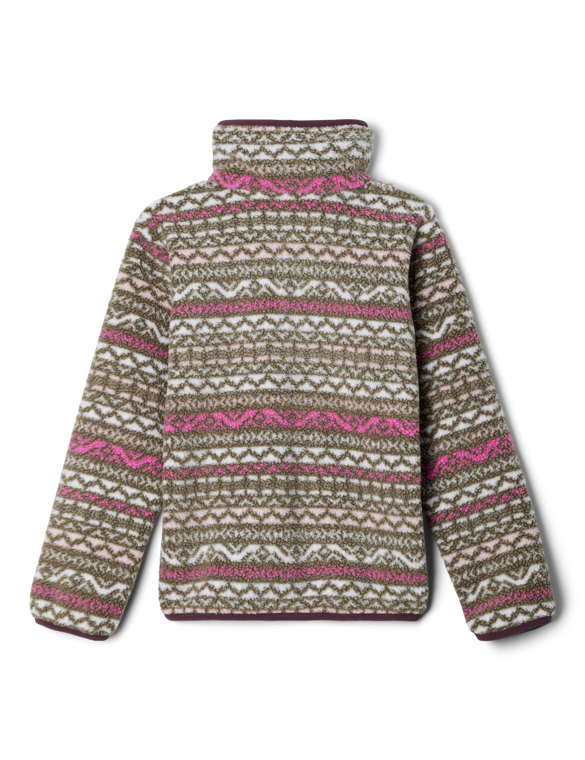 Columbia Girls Helvetia II Printed Fleece Jacket - XS - Pink Mix, Pink Mix