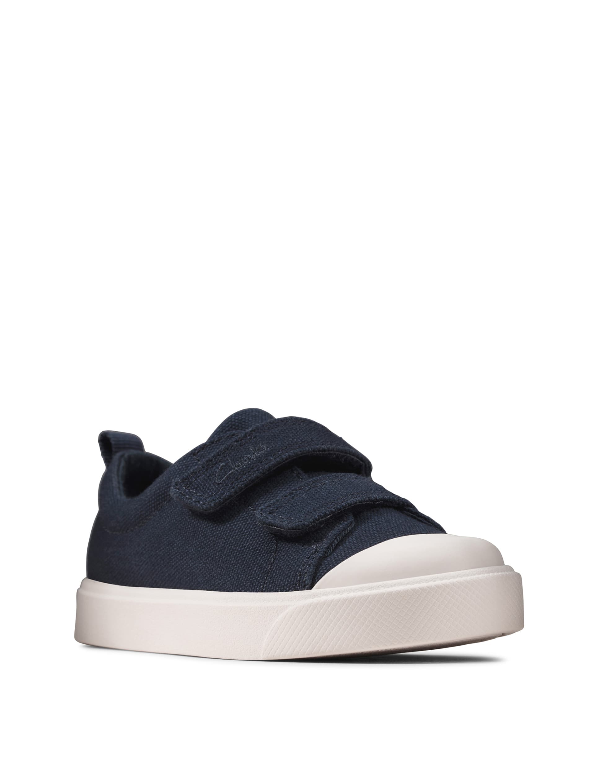 Clarks Kids Riptape Trainers (4 Small - 9.5 Small) - 4.5 SG - Navy, Navy