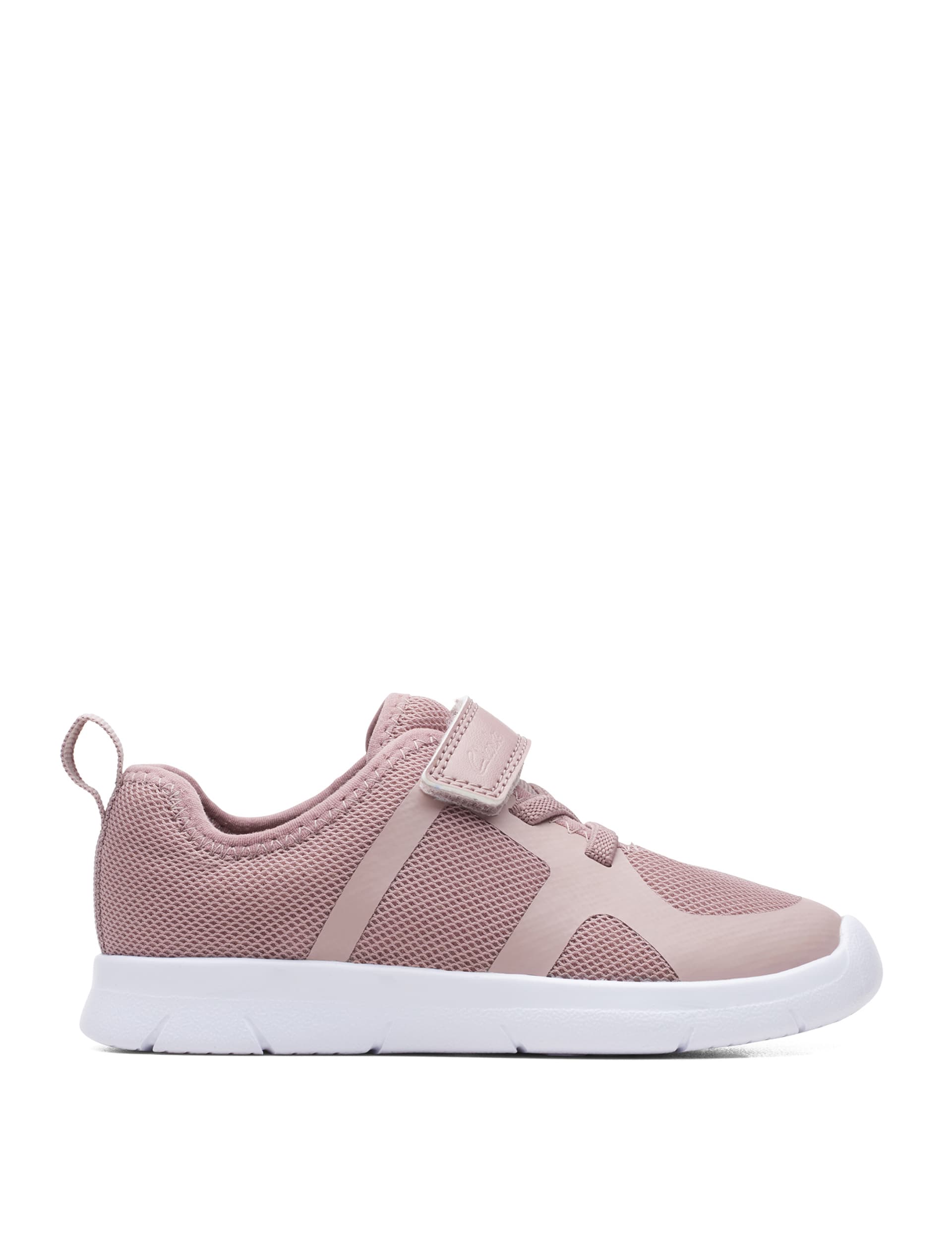 Clarks Kids Riptape Trainers (7 Small - 9.5 Small) - 7.5 SG - Pink, Pink