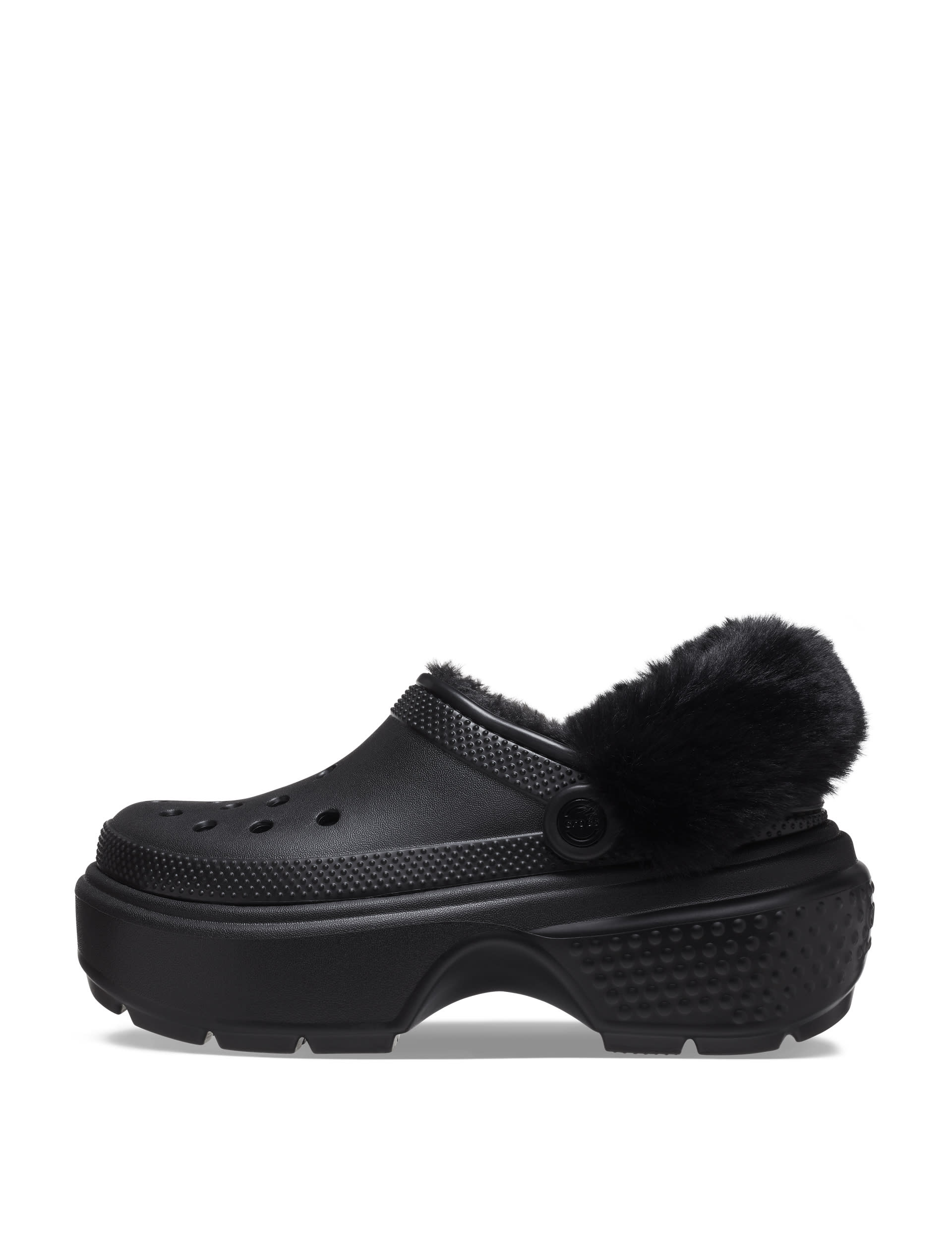 Crocs Women's Platform Clogs - 6 - Black, Black