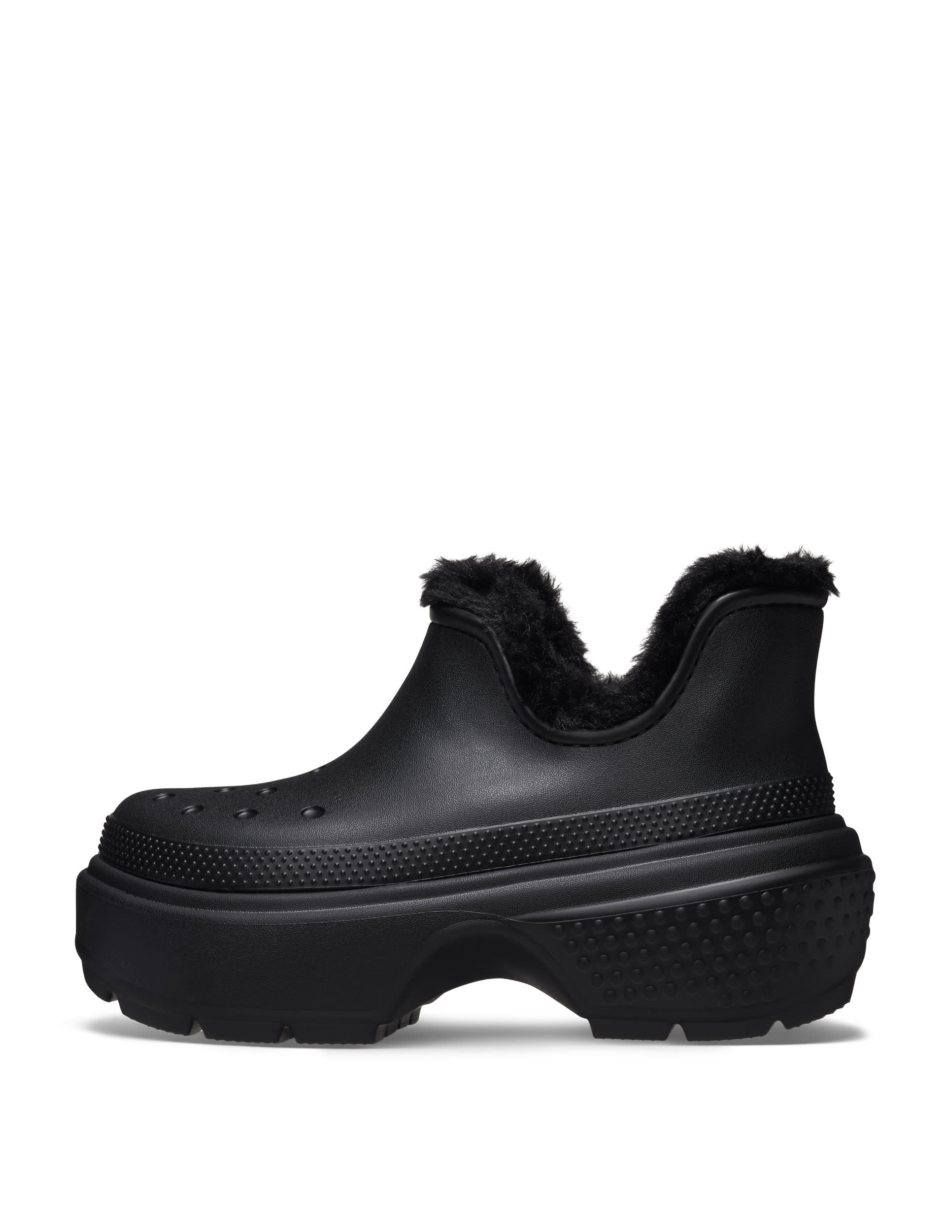 Crocs Women's Platform Clogs - 6 - Black, Black