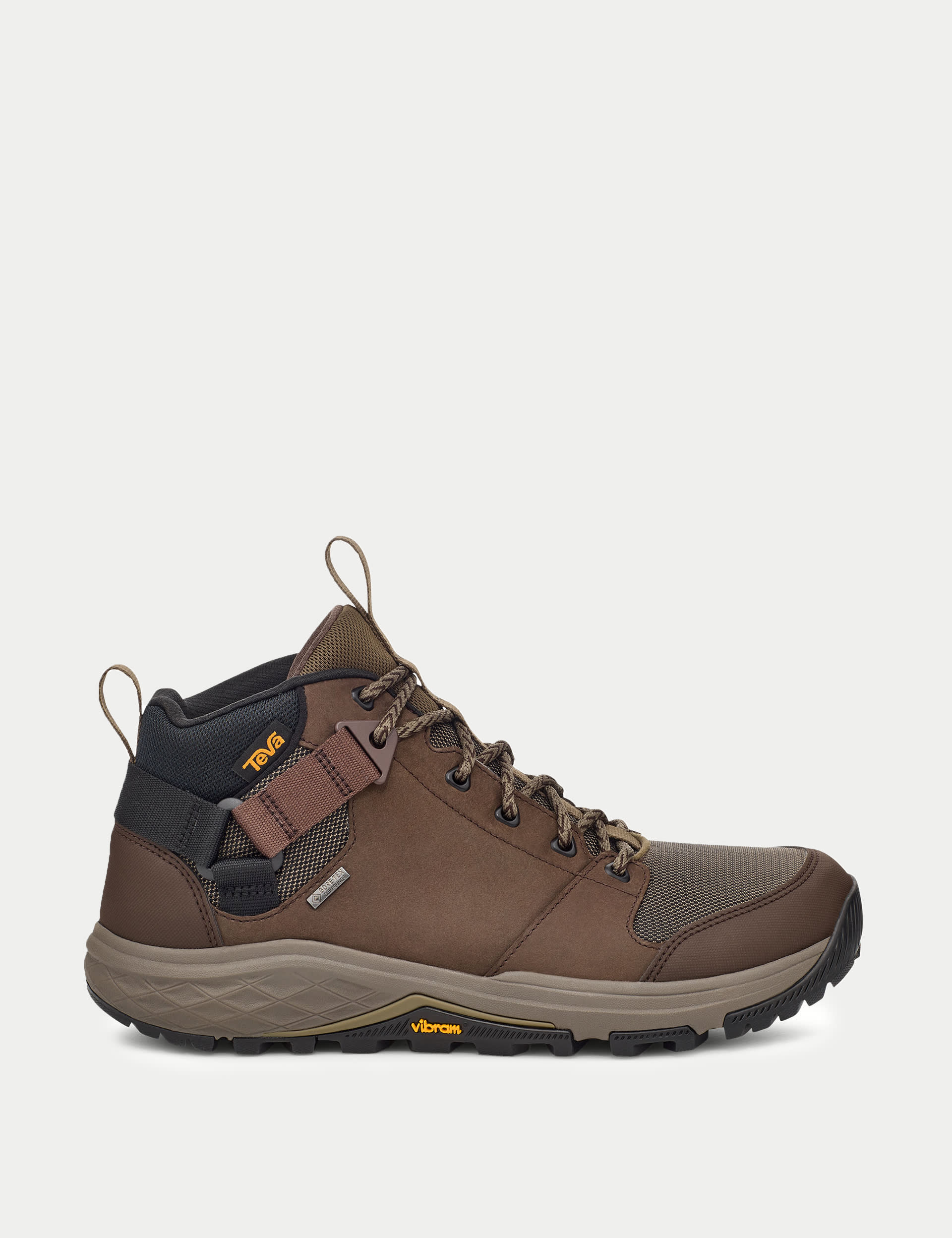 Teva Men's Leather Waterproof Walking Boots - 9 - Brown, Brown