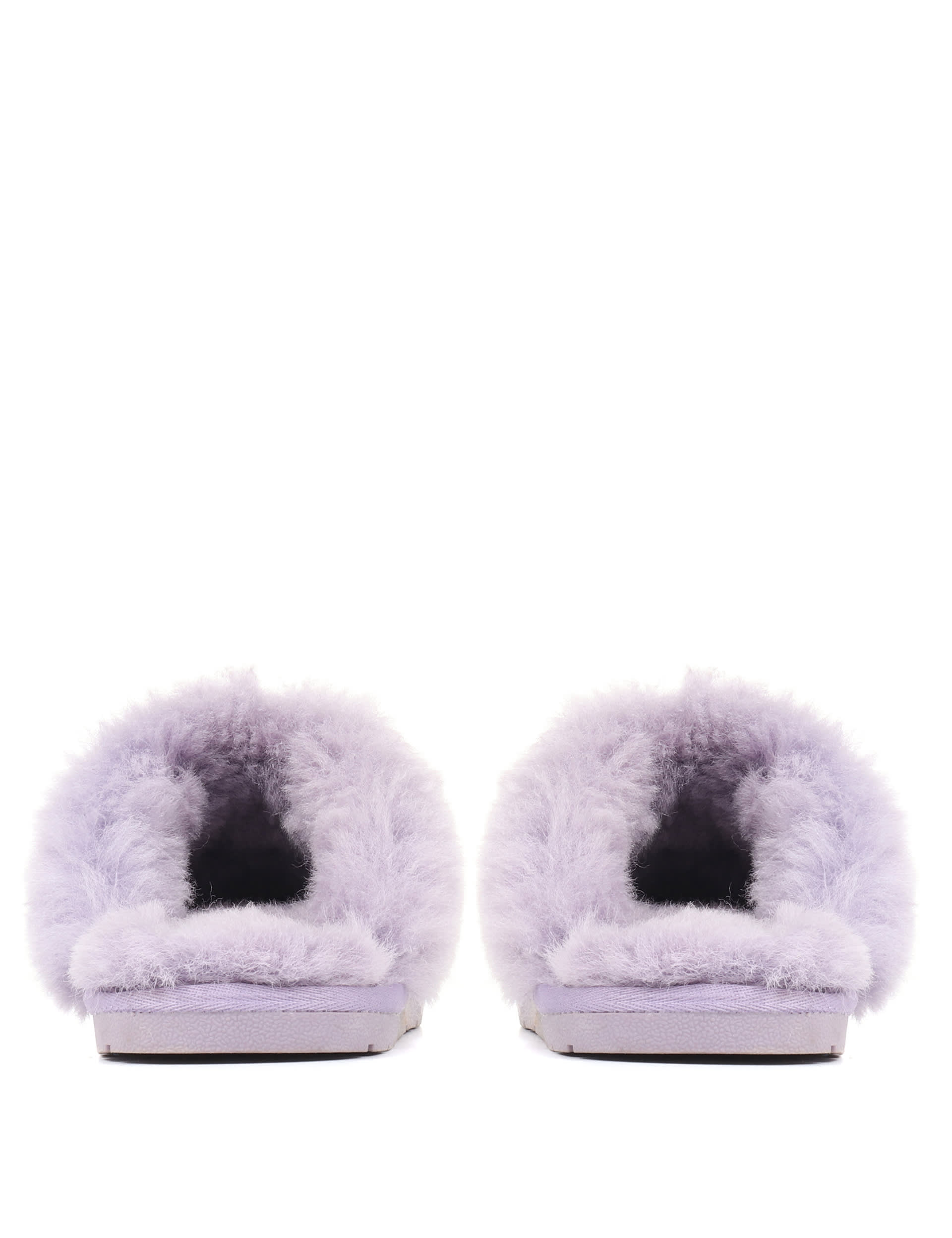 Jones Bootmaker Women's Sheepskin Mule Slippers - 6 - Purple, Purple