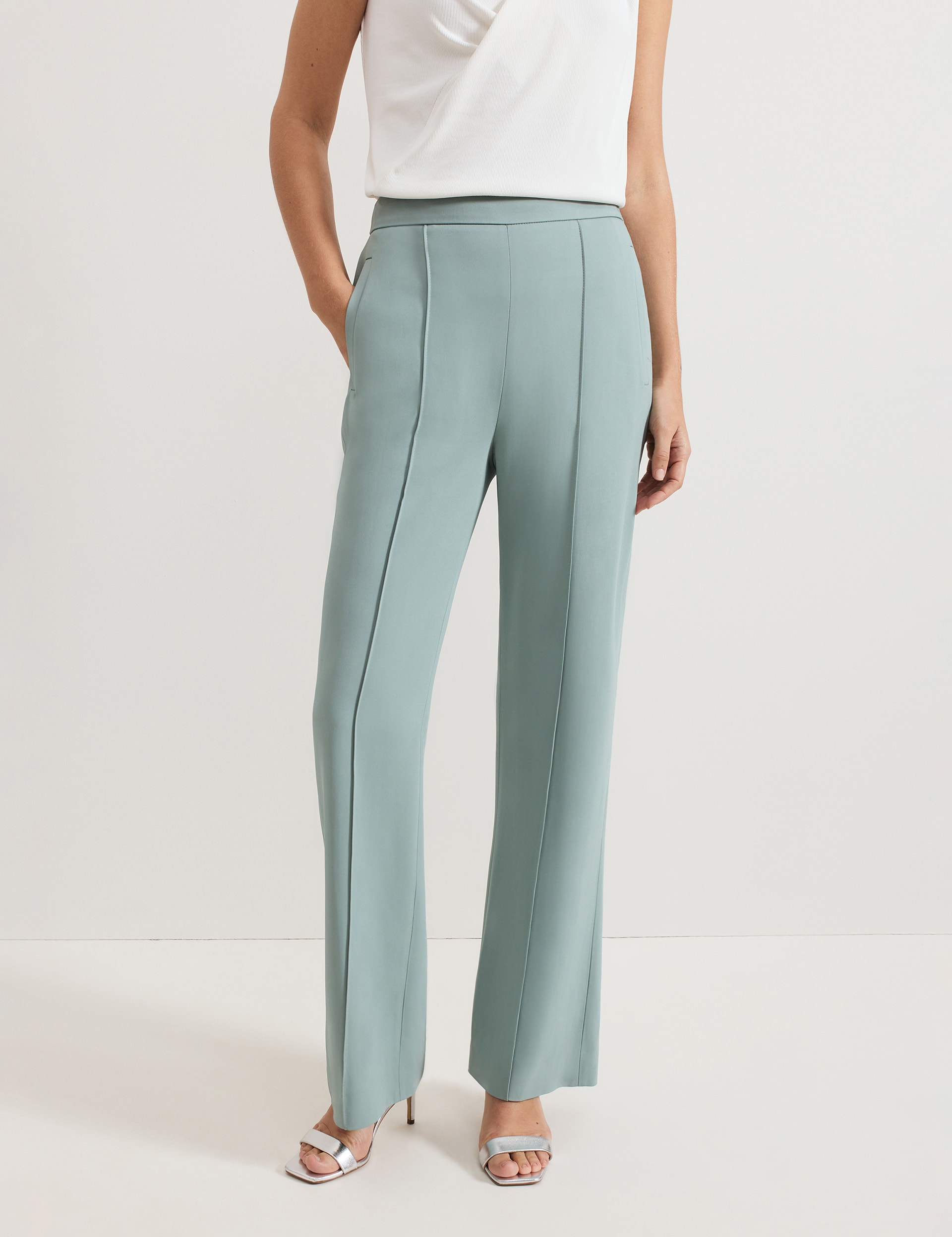 Phase Eight Women's Tailored Trousers - 12 - Light Blue, Light Blue