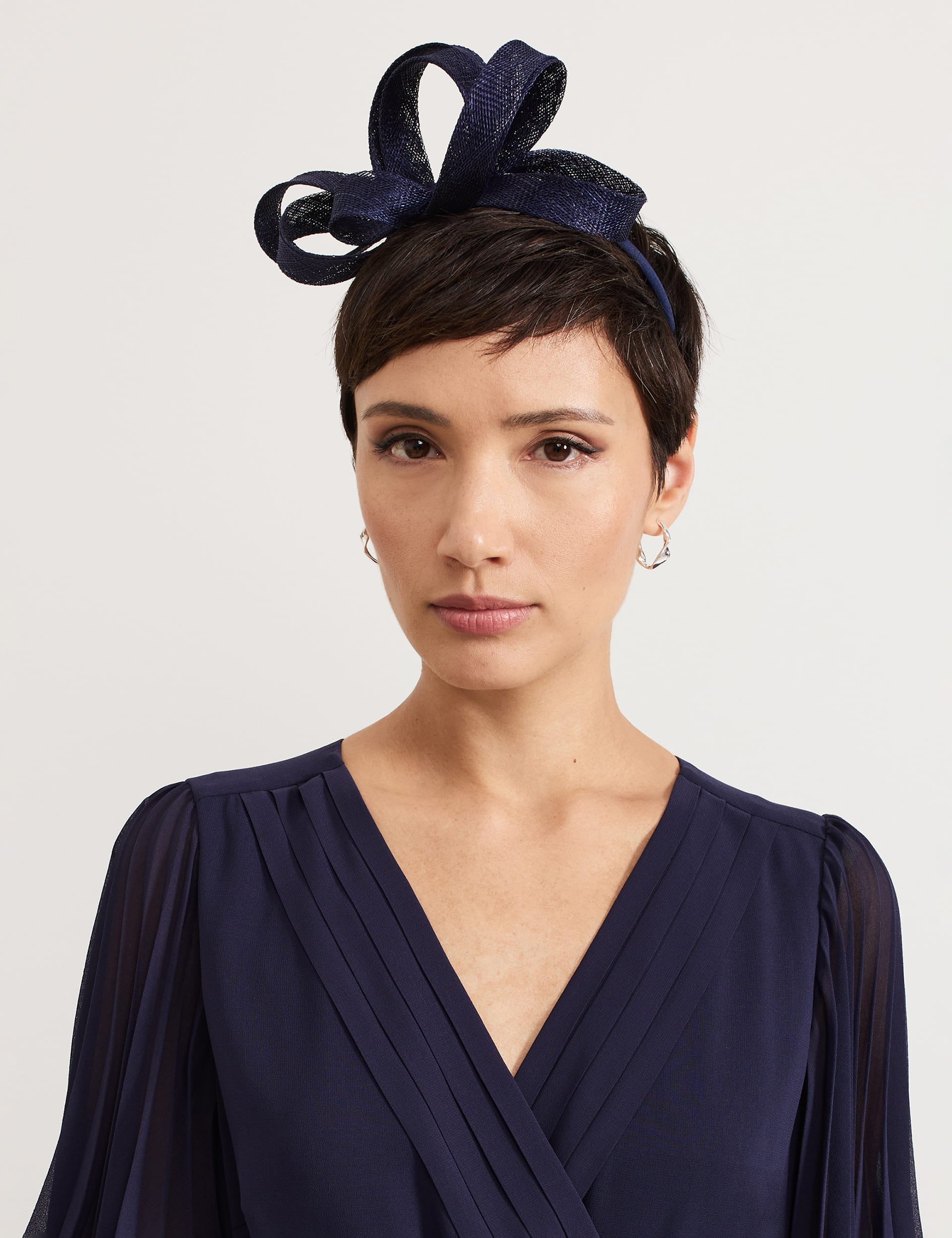 Phase Eight Women's Bow Headband - Navy, Navy