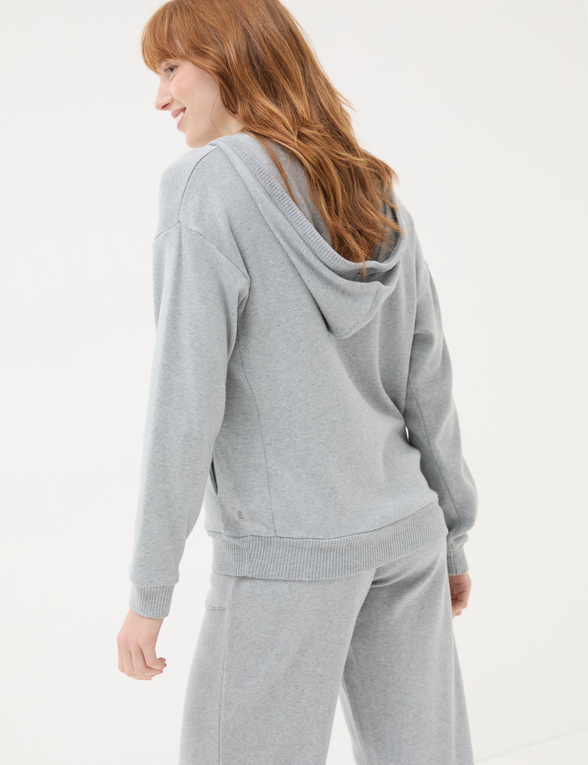 Fatface Women's Lounge Hoodie - 10 - Grey, Grey