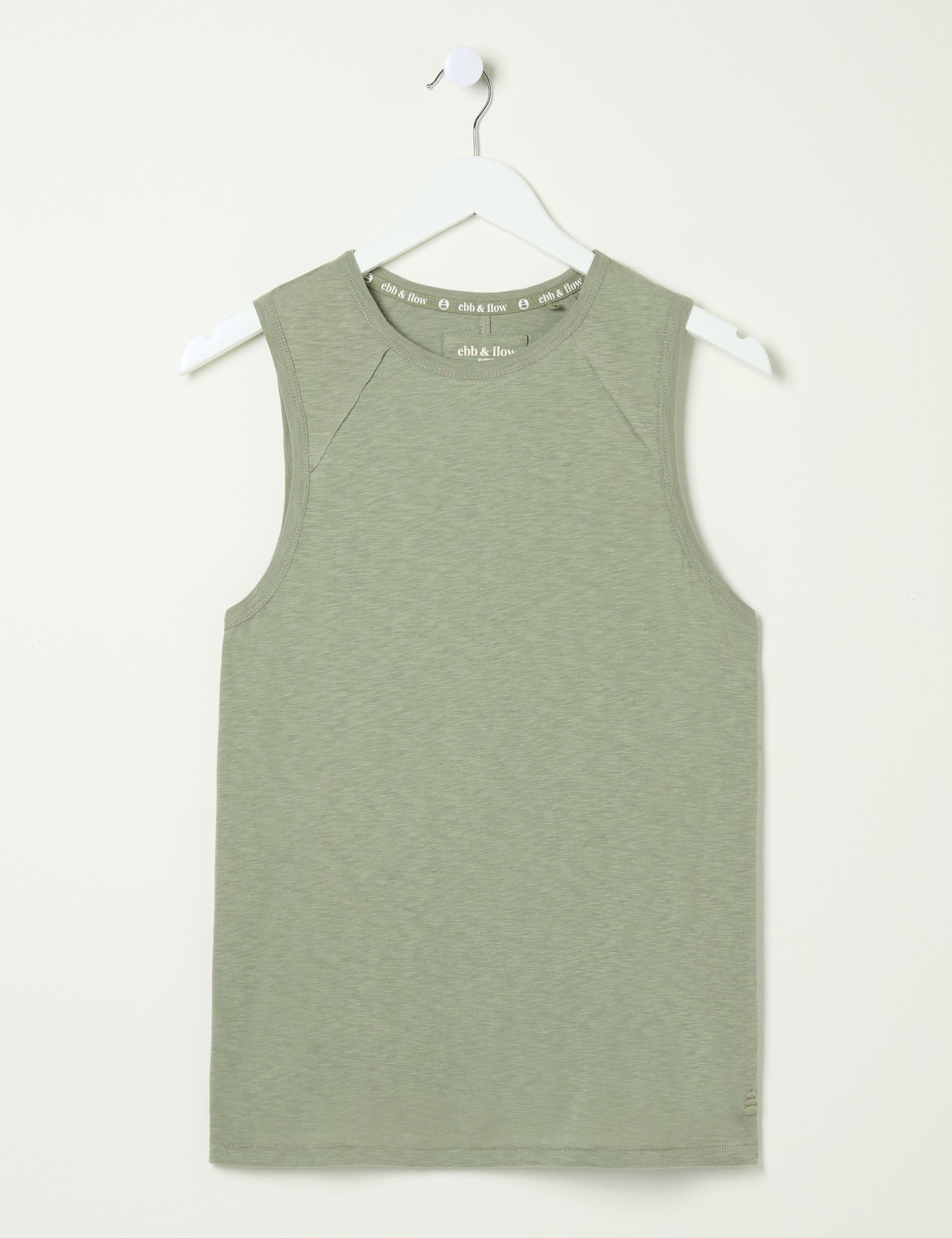 Fatface Women's Cotton Rich Vest - L - Green, Green