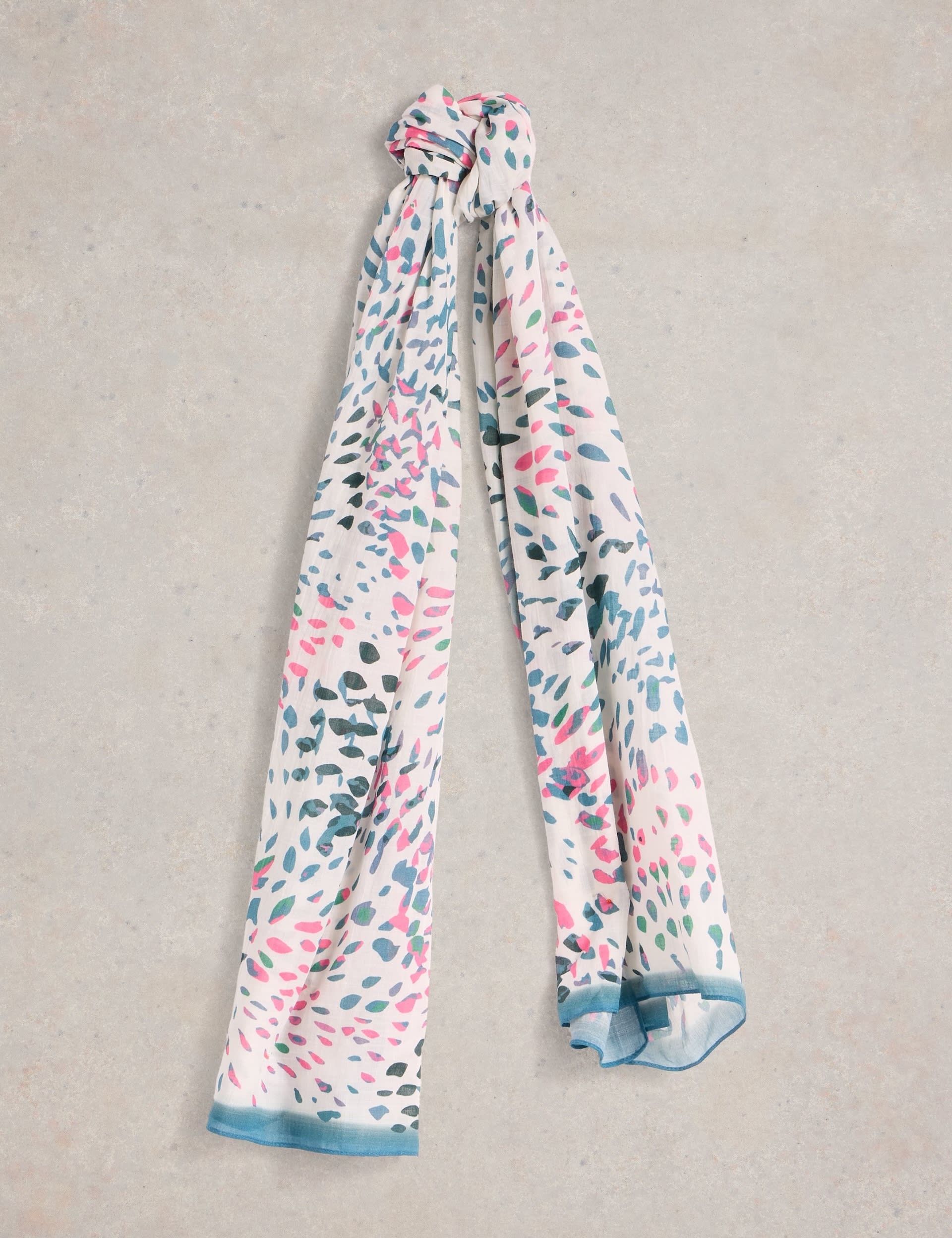 White Stuff Women's Cotton Blend Firework Scarf - White Mix, White Mix