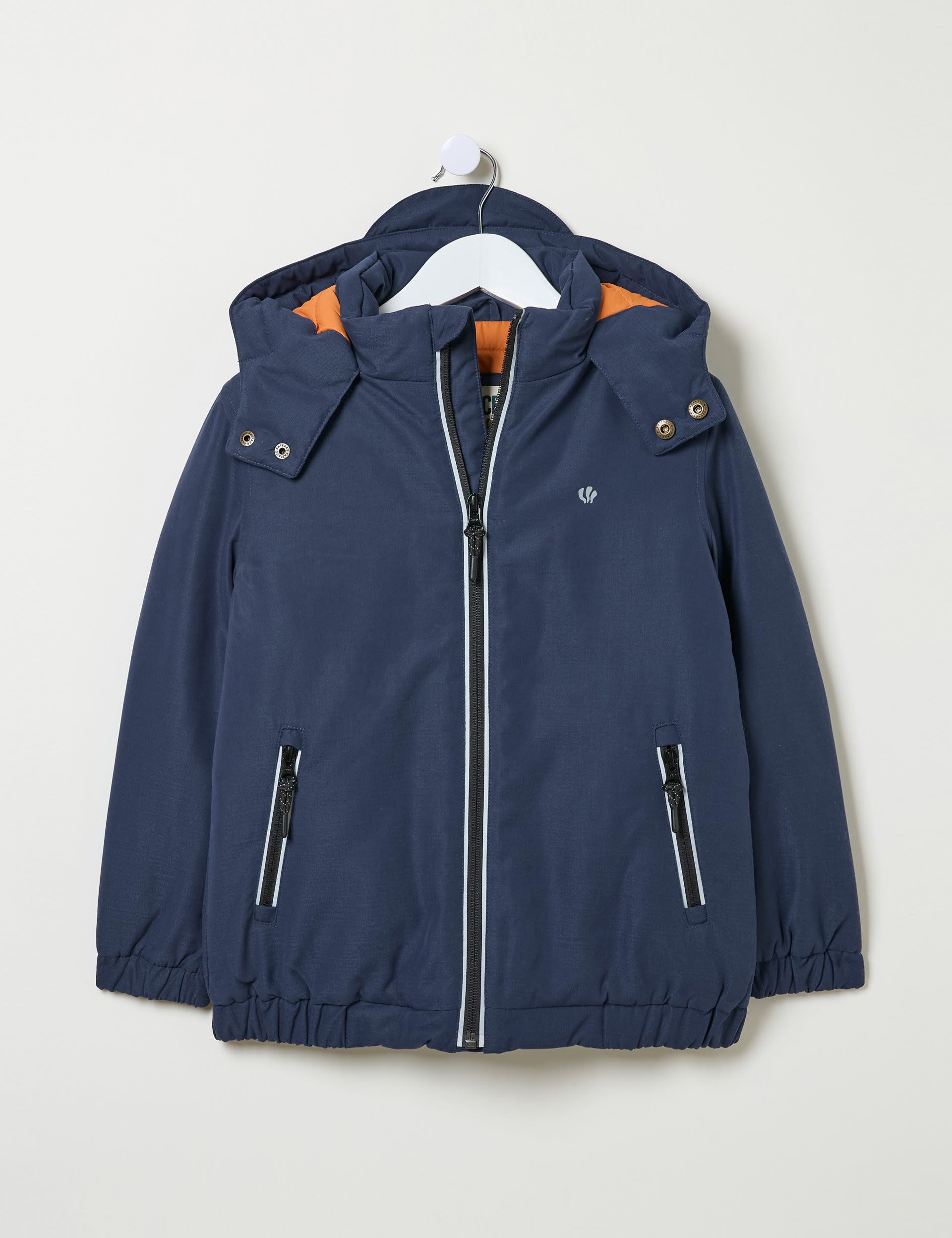 Fatface Boys Hooded Puffer Jacket (3-13 Yrs) - 8-9 Y - Navy, Navy