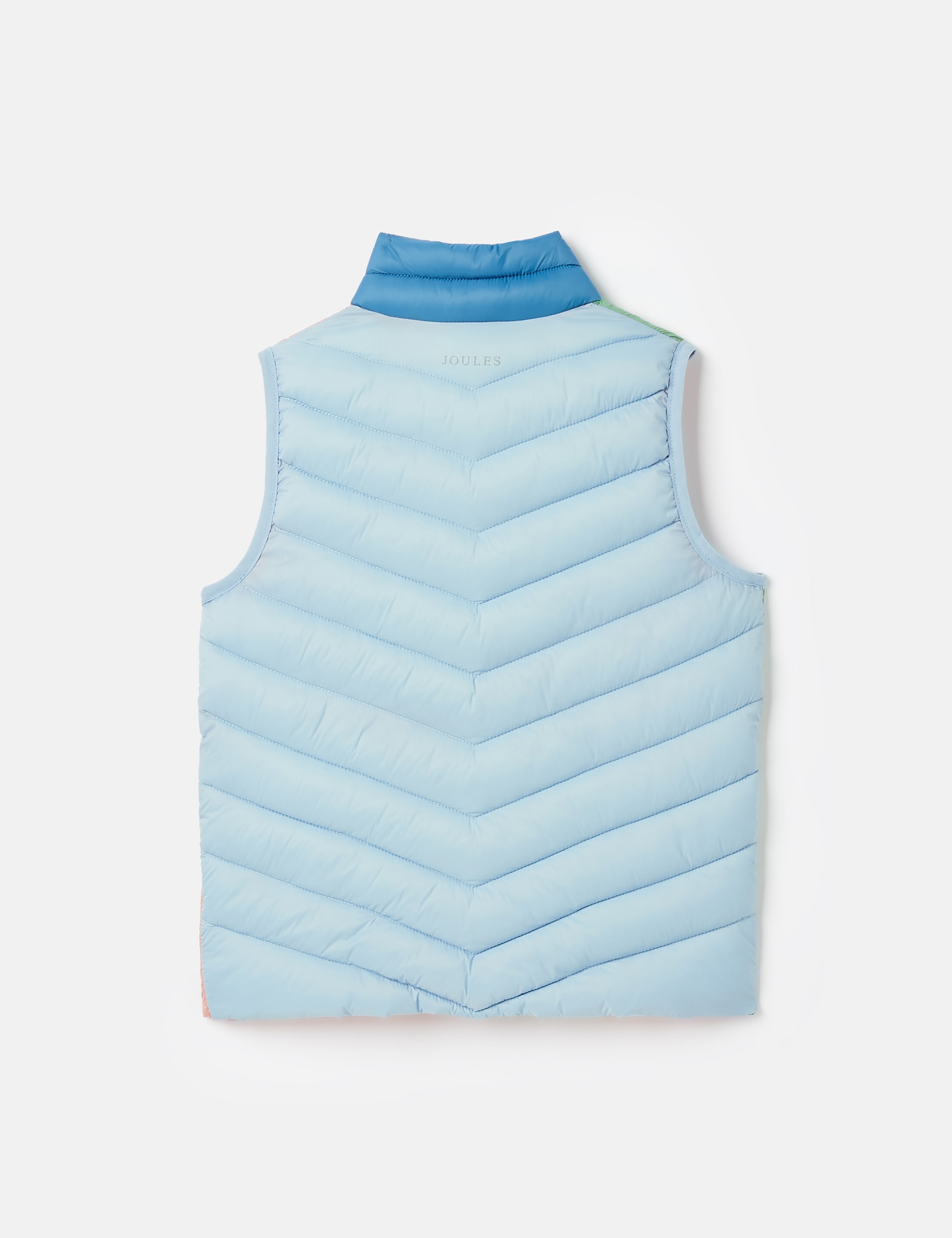 Joules Girls Padded Colour Block Gilet (2-12 Yrs) - 5y - Multi, Multi