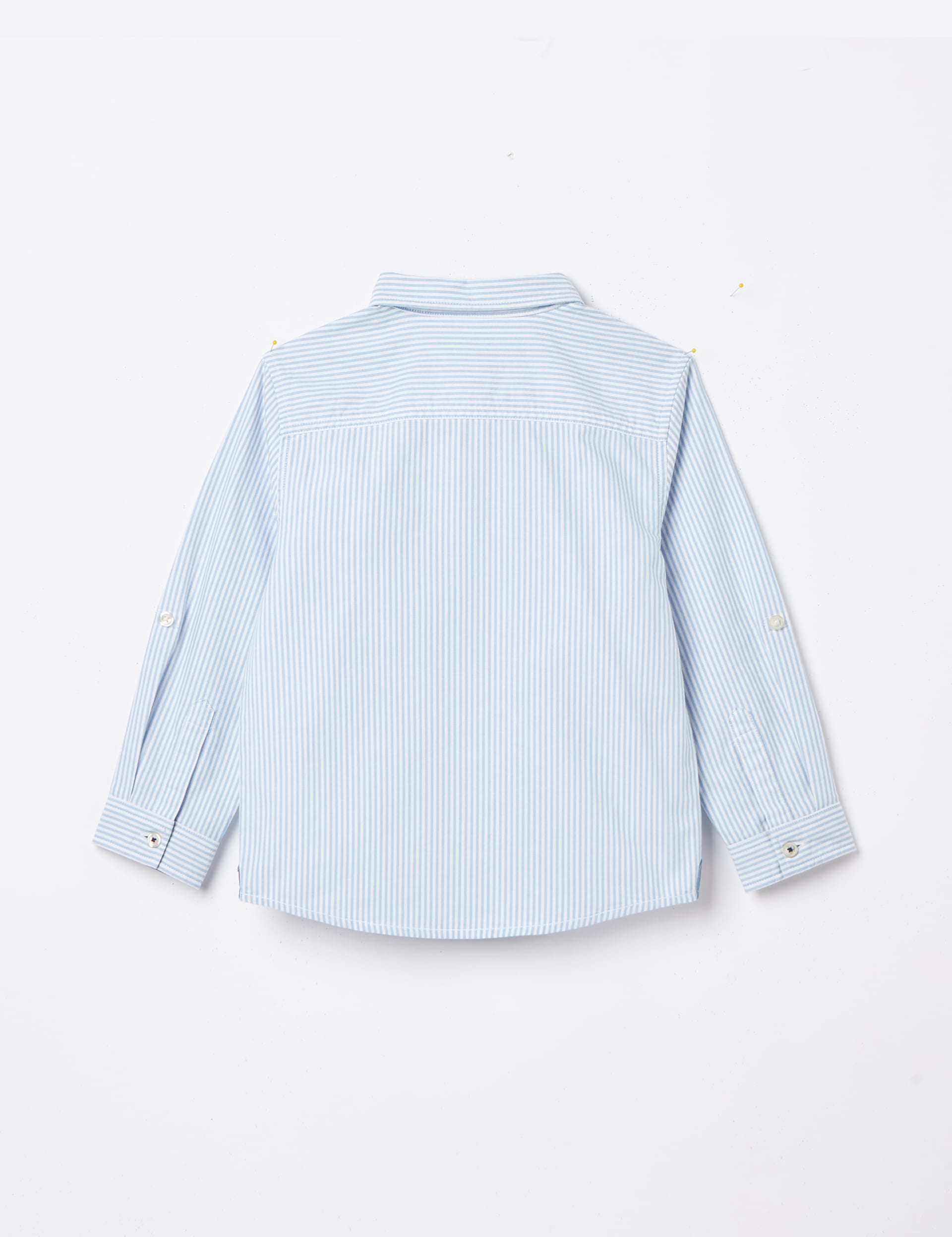 Joules Boys Pure Cotton Striped Oxford Shirt (2-12 Yrs) - 7y - Blue Mix, Blue Mix