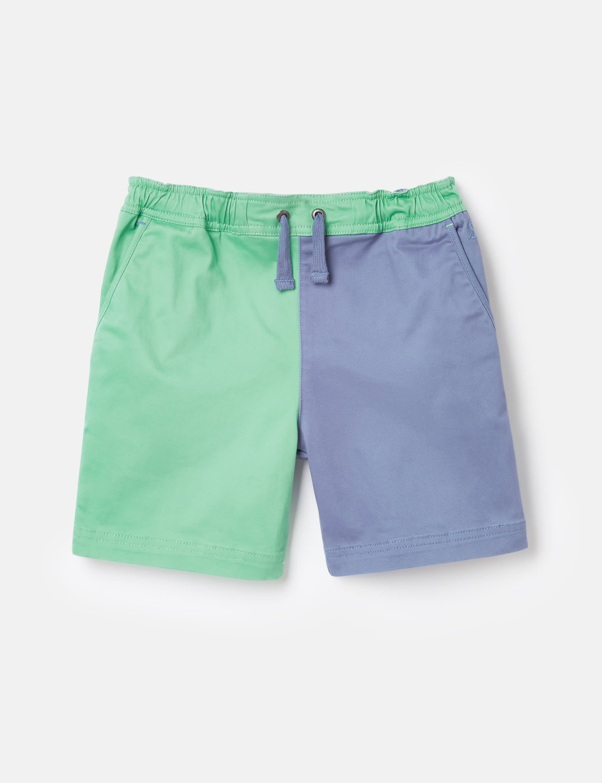 Joules Boys Cotton Rich Colour Block Shorts (2-12 Yrs) - 10y - Blue, Blue