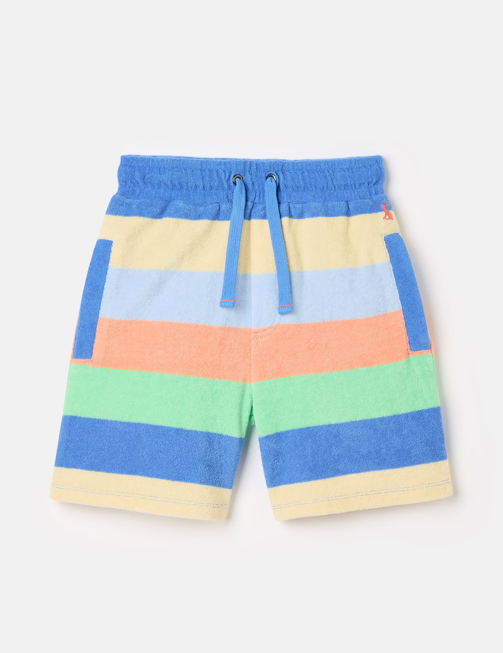 Joules Boys Pure Cotton Striped Shorts (2-12 Yrs) - 7y - Multi, Multi