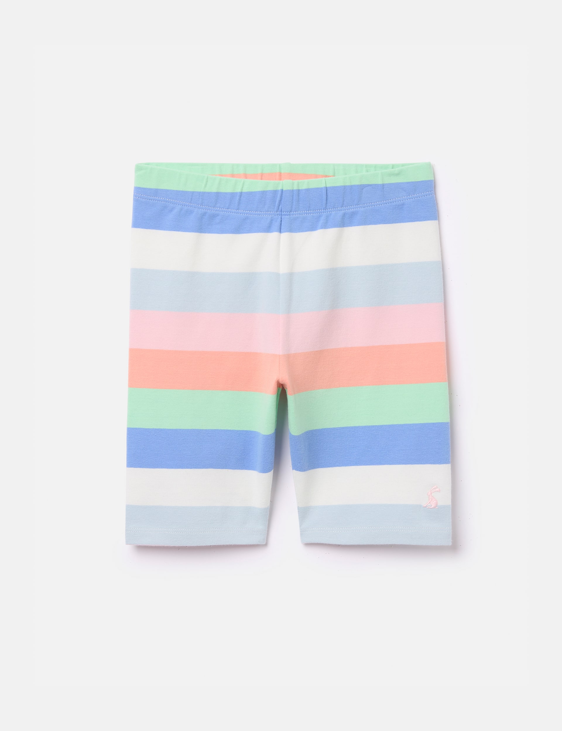 Joules Girls Cotton Rich Striped Cycling Shorts (2-10 Yrs) - 2y - Multi, Multi