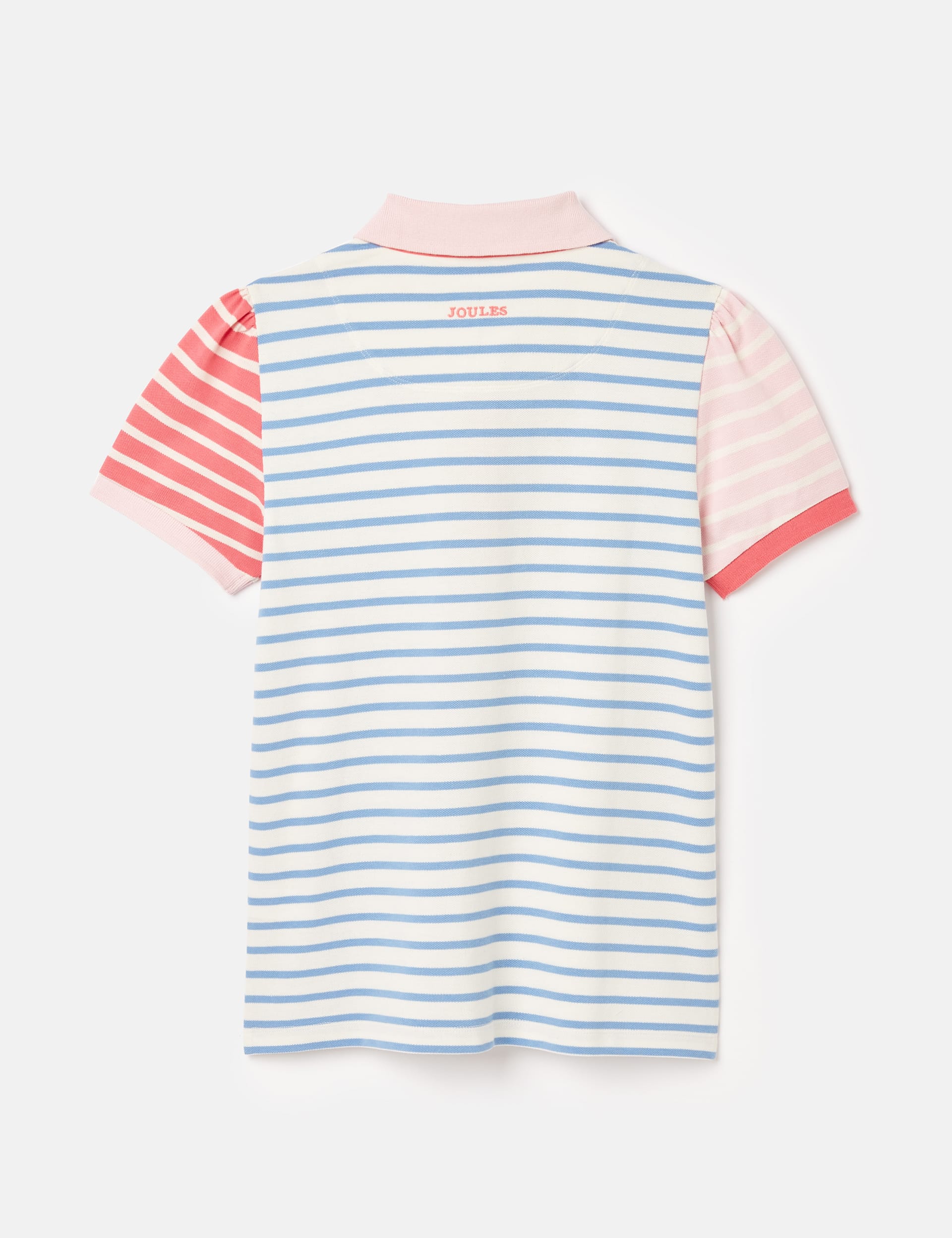 Joules Girls Pure Cotton Striped Polo Shirt (2-12 Yrs) - 6y - Blue, Blue