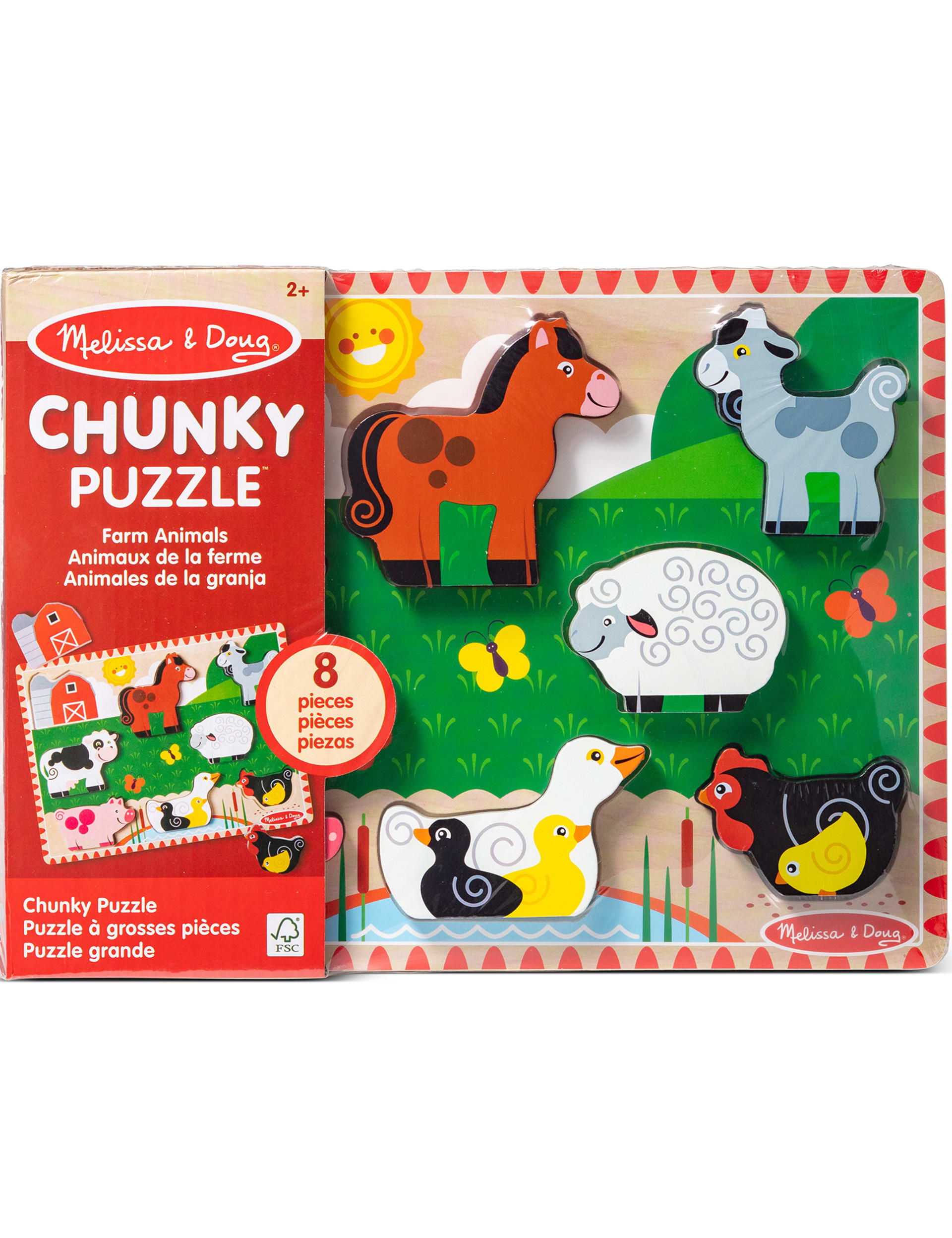 Melissa & Doug Farm Chunky Puzzle (3-7 Yrs)