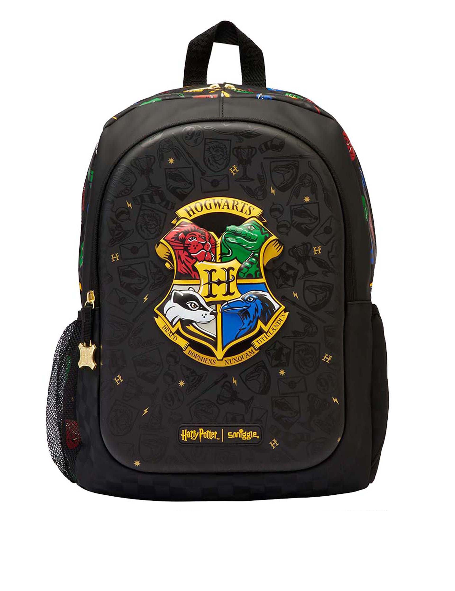 Smiggle Kids Harry Potter Backpack - Black Mix, Black Mix