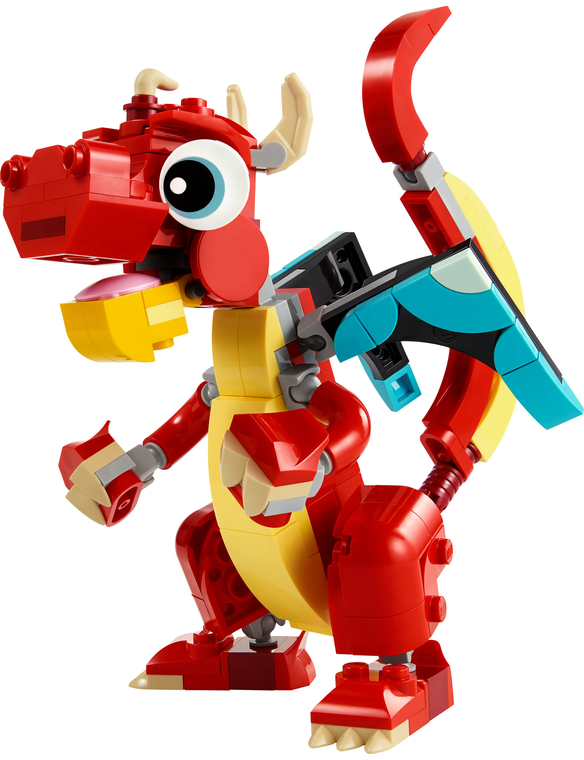 LEGO Creator Red Dragon 3in1 Animal Toy Set 31145 (6+ Yrs)